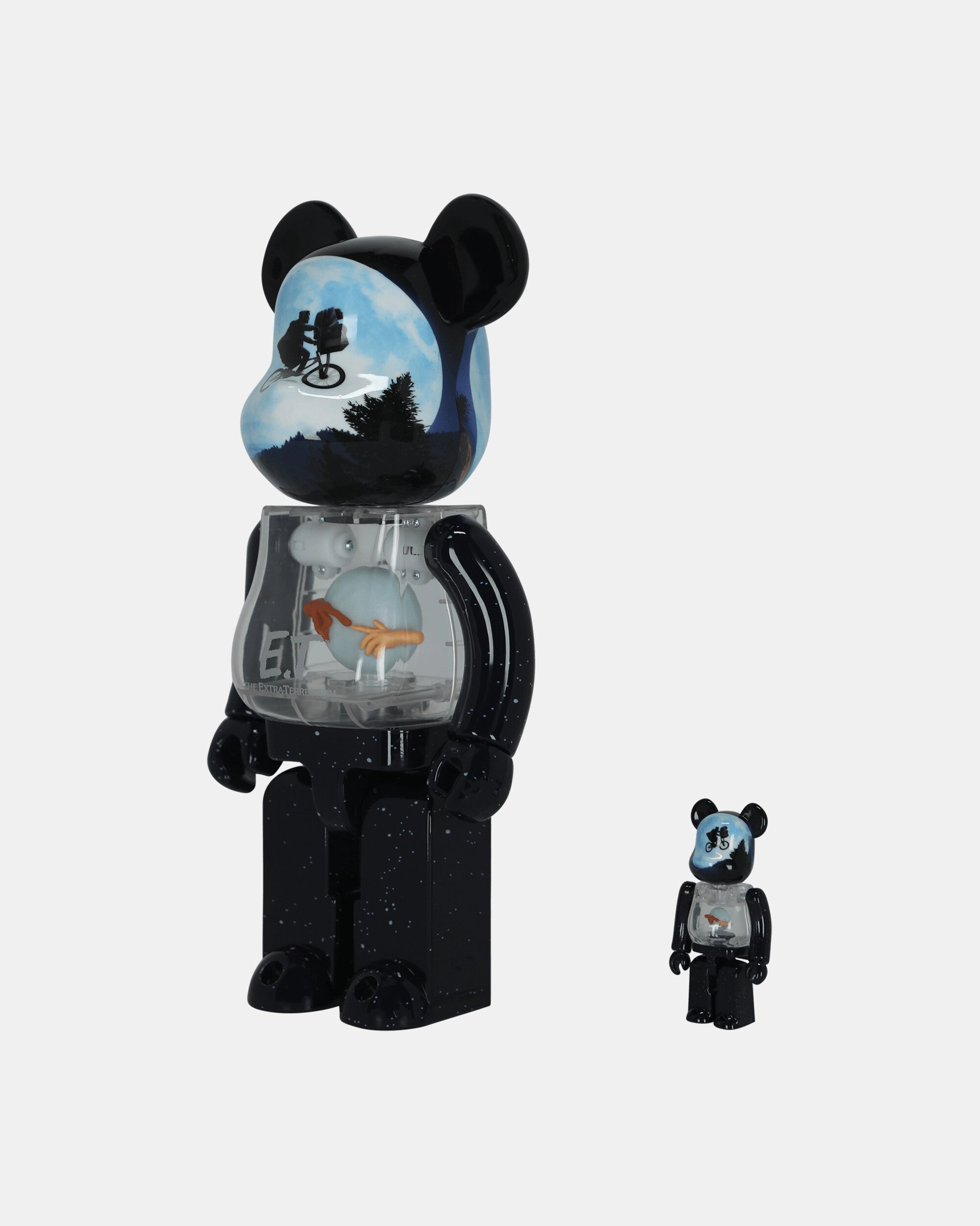100% 400% E.T. Light Up Be@rbrick Multicolor