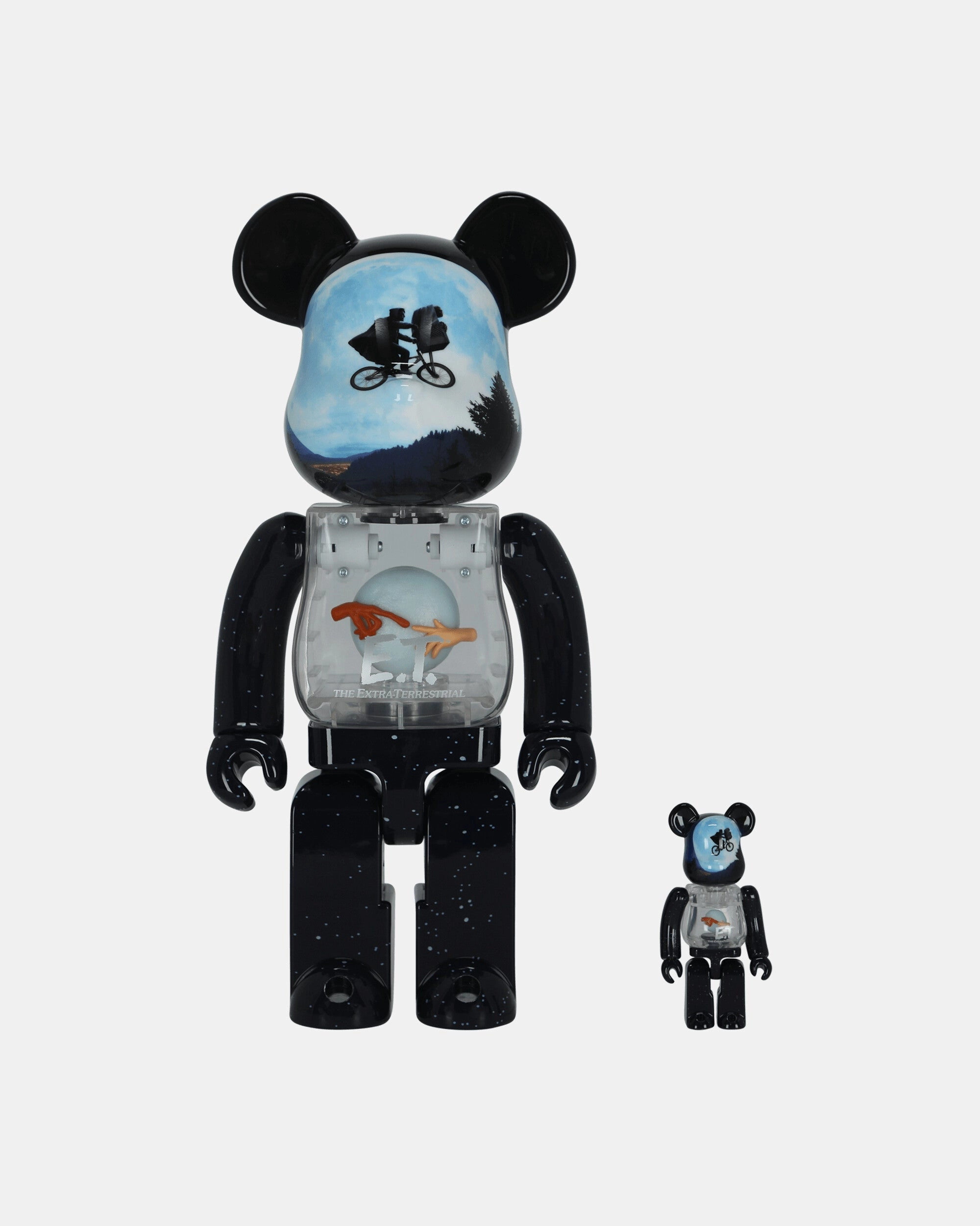 100% 400% E.T. Light Up Be@rbrick Multicolor