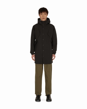 3 Layer Big Flap Coat Black