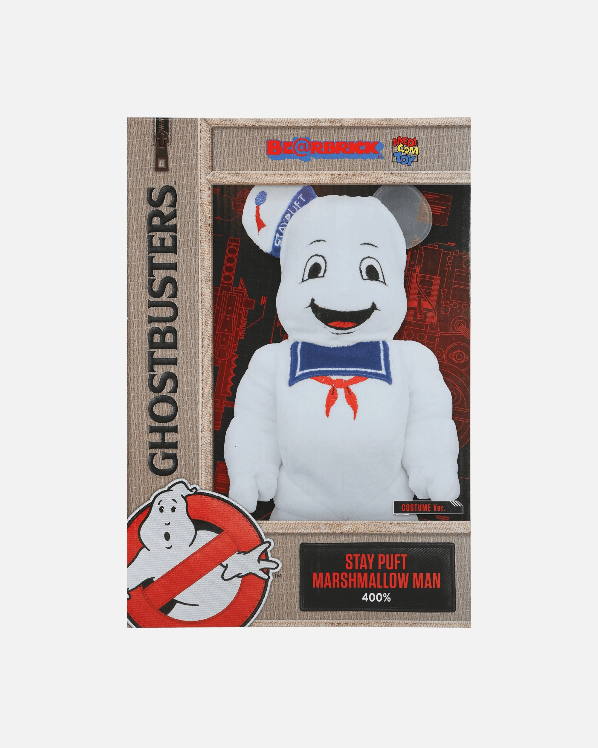 400% Stay Puft Marshmallow Man Costume Be@rbrick Multicolor