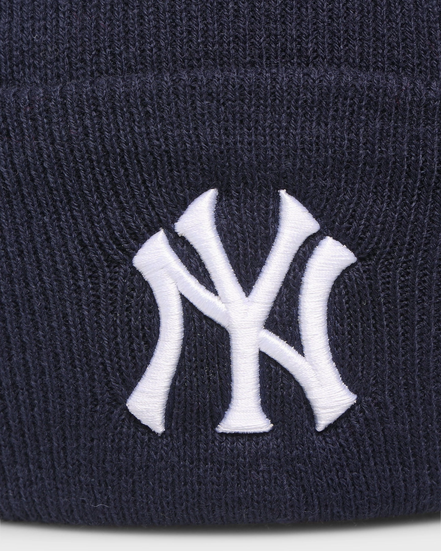 47 Brand New York Yankees Haymaker Cuff Knit Beanie Light Navy
