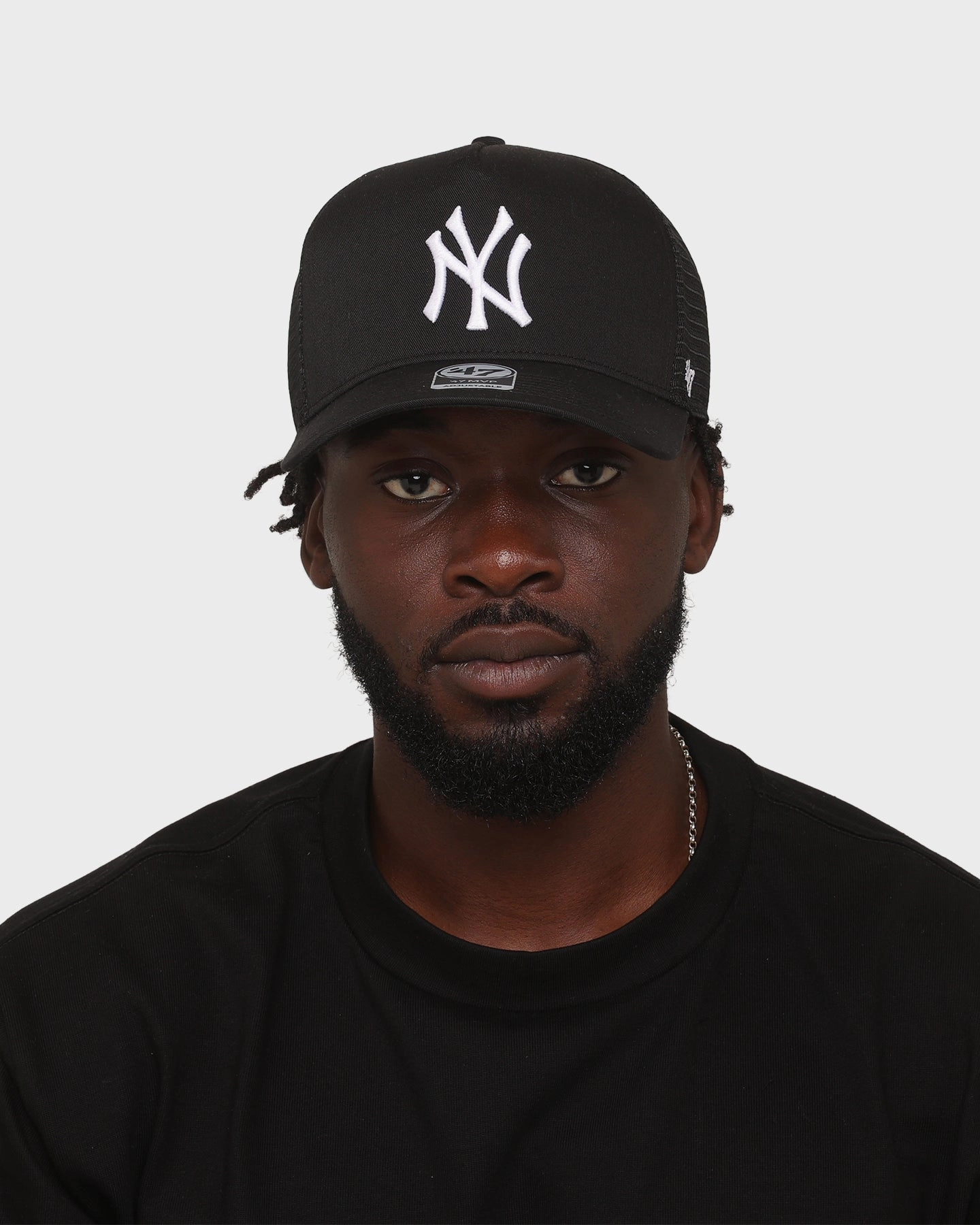 47 Brand New York Yankees Heysen Mesh MVP DT Snapback Black