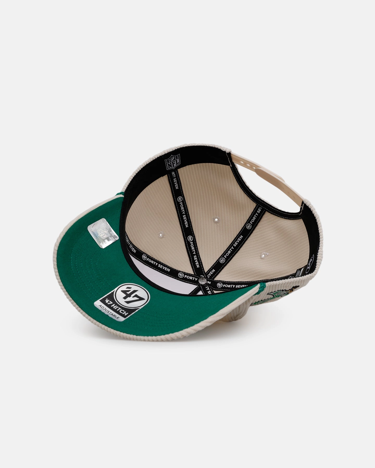 47 Brand Philadelphia Eagles 'Natural Script' Premium Hitch Corduroy Snapback Natural