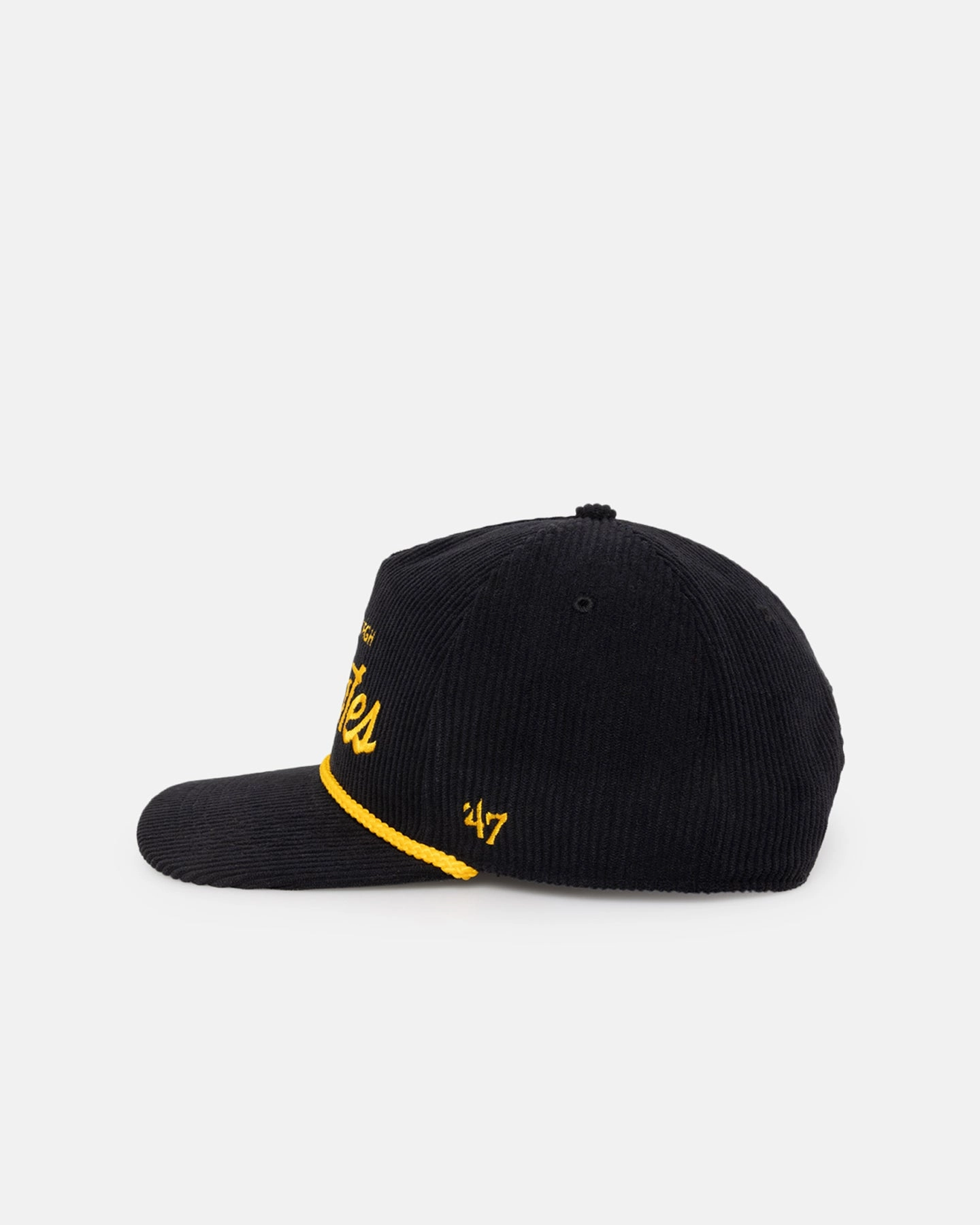 47 Brand Pittsburgh Pirates 'MLB Opening Day' Corduroy Crossrope Hitch Snapback Black