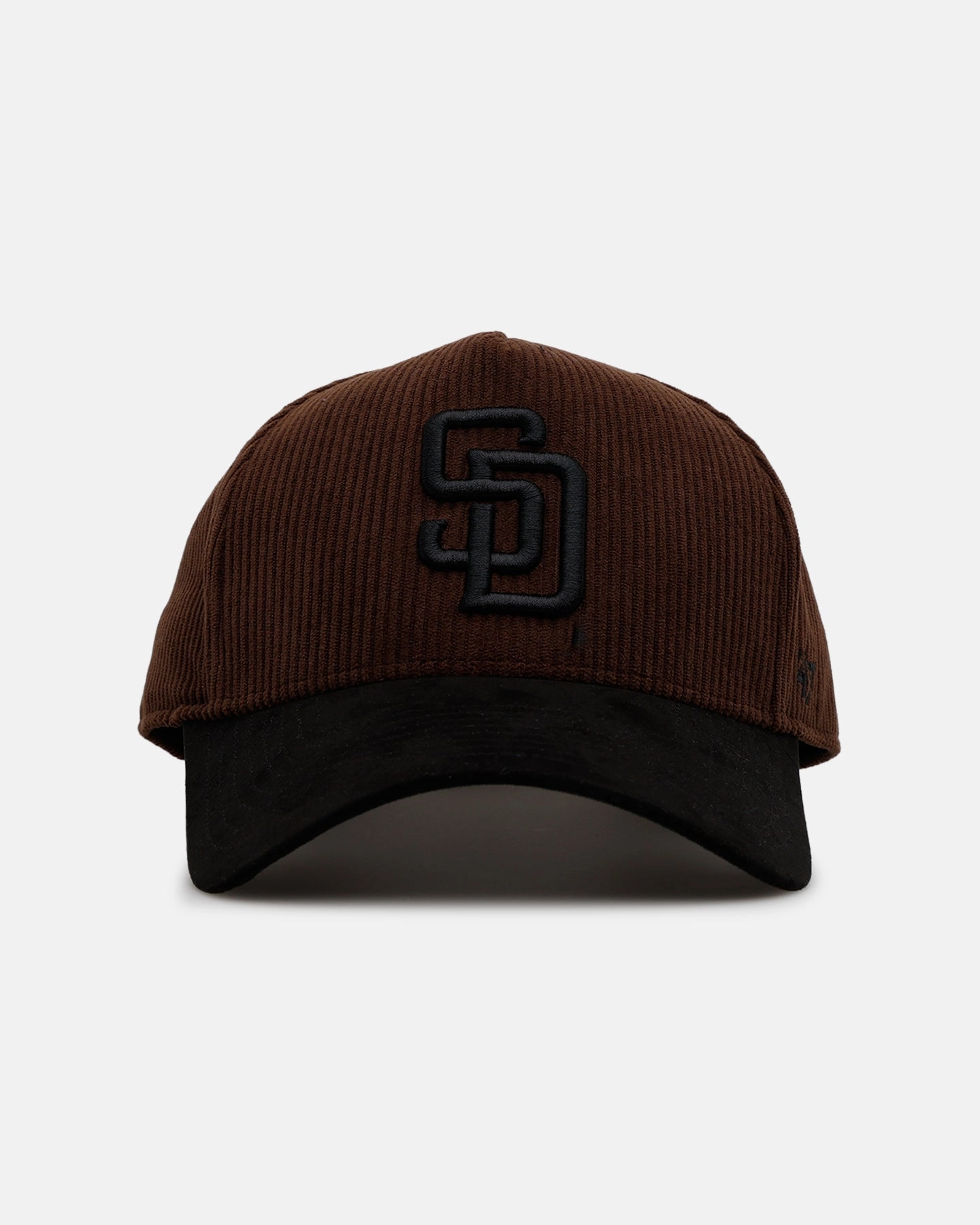 47 Brand San Diego Padres 'Barren' Offside DT Corduroy Snapback Brown/Black