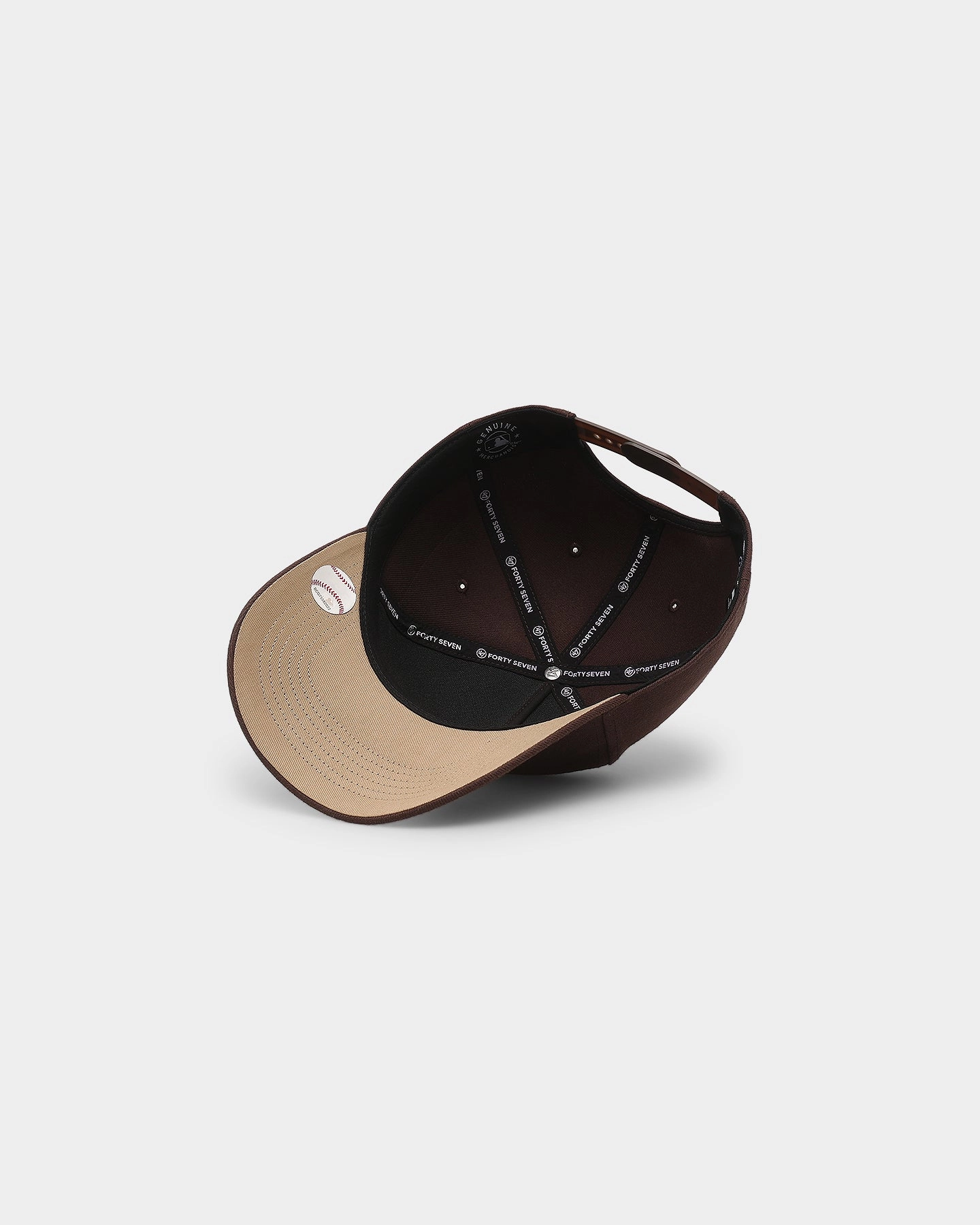 47 Brand San Diego Padres Replica 47 MVP DT Snapback Brown/Khaki