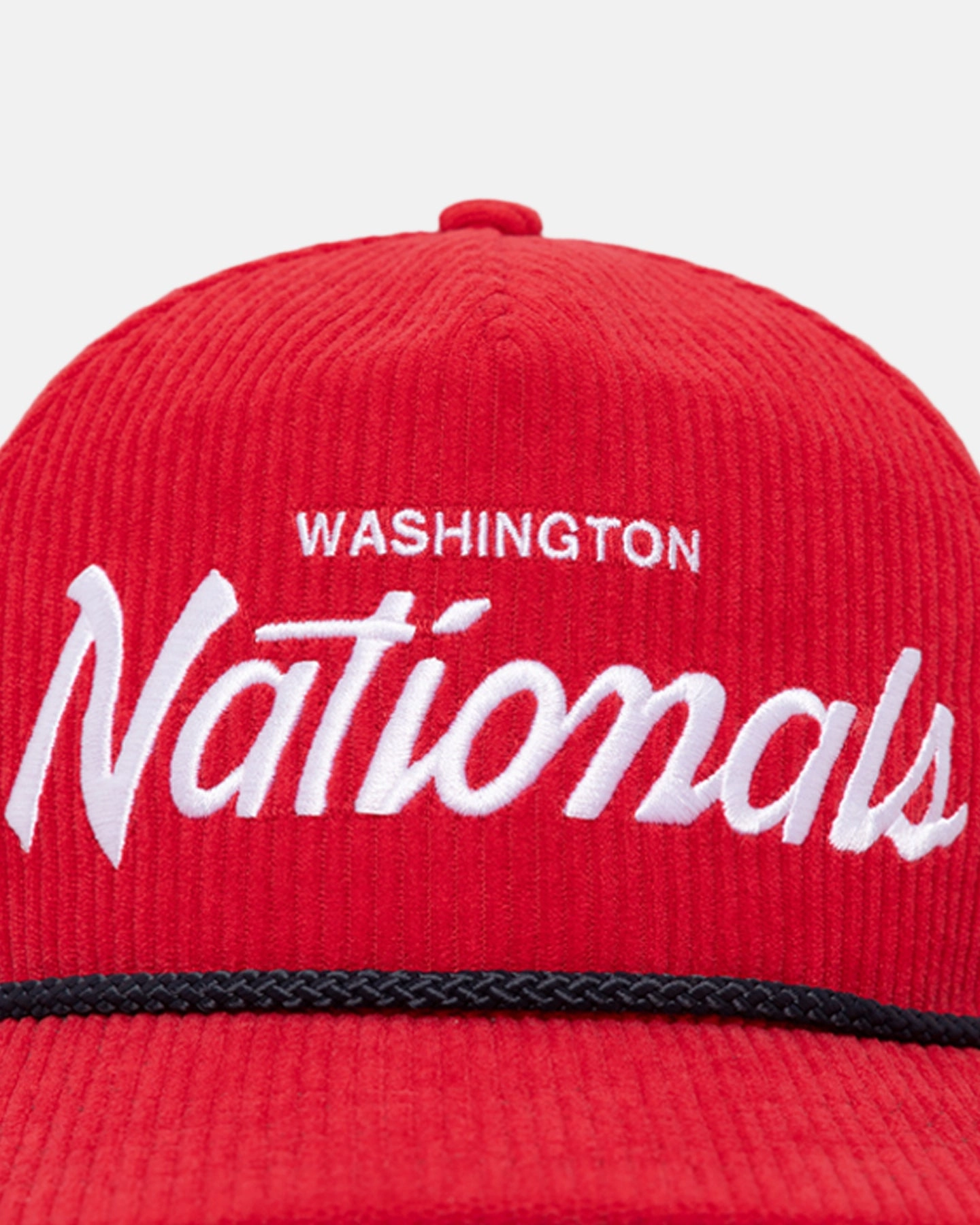 47 Brand Washington Nationals 'MLB Opening Day' Corduroy Crossrope Hitch Snapback Red