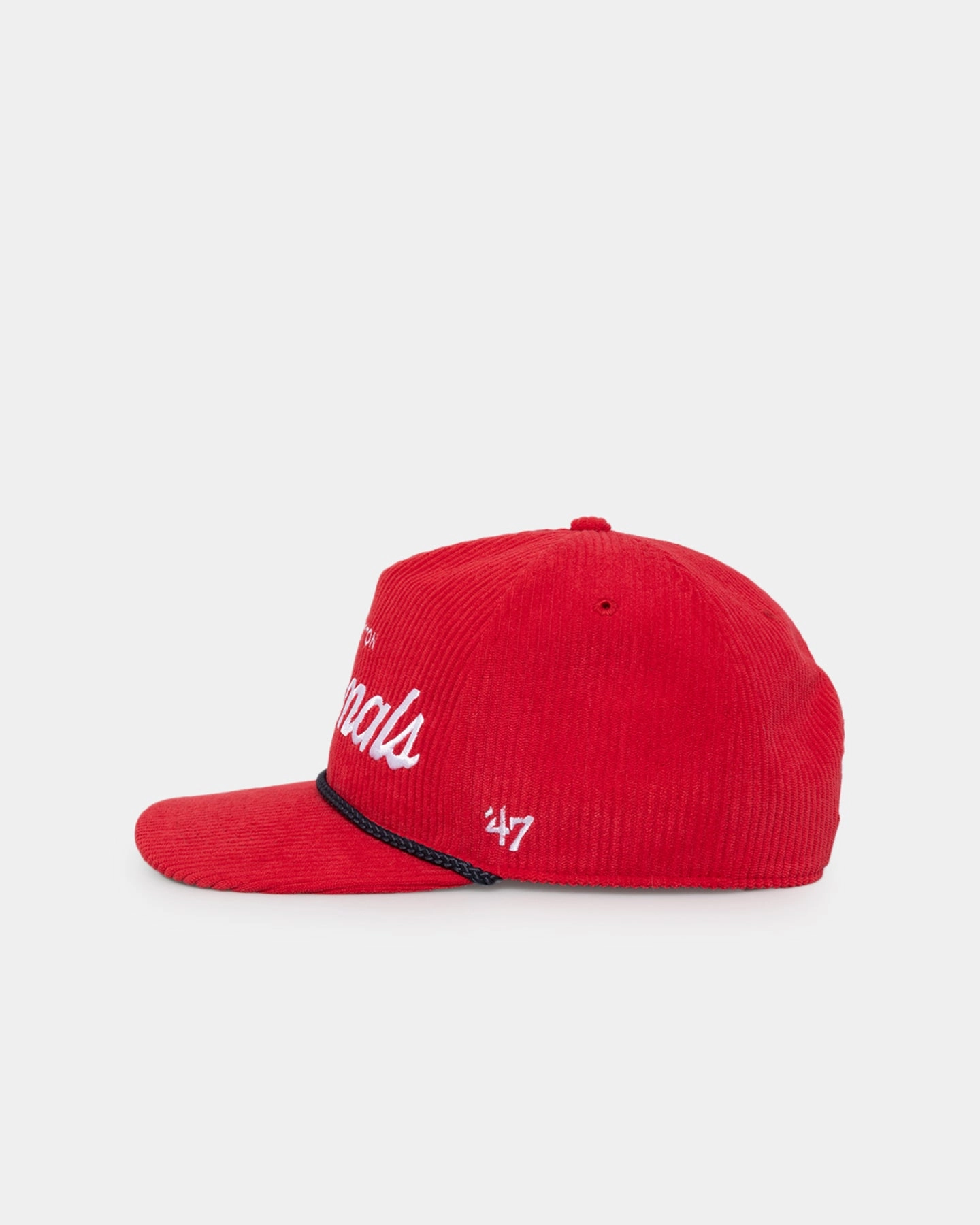 47 Brand Washington Nationals 'MLB Opening Day' Corduroy Crossrope Hitch Snapback Red