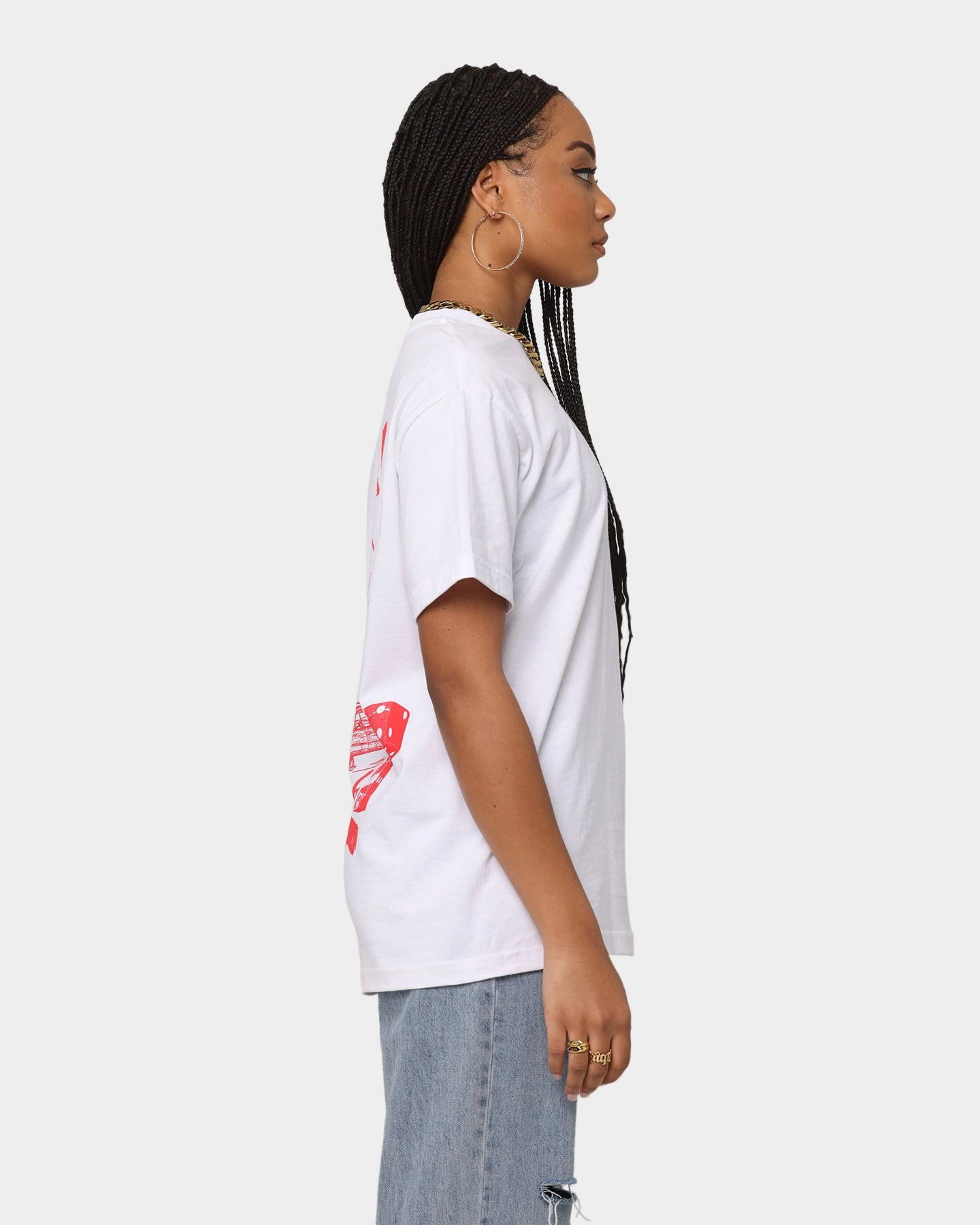 4HUNNID Street Short Sleeve T-Shirt White