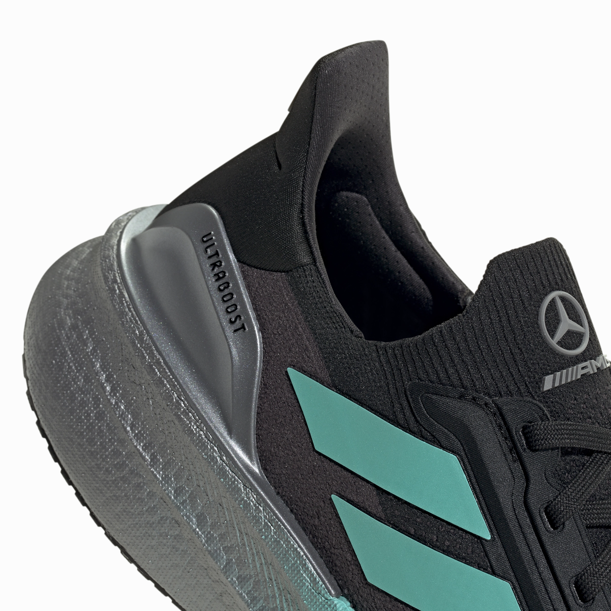   Mercedes AMG Petronas F1 Team Ultraboost 5X 'Core Black Semi Mint Rush'
