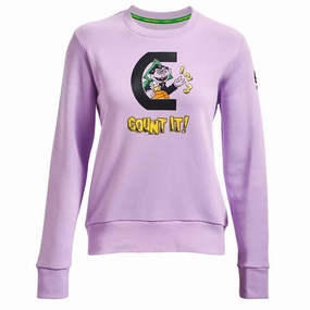   Sesame Street Wmns Fleece Long Sleeve Shirt 'Count'