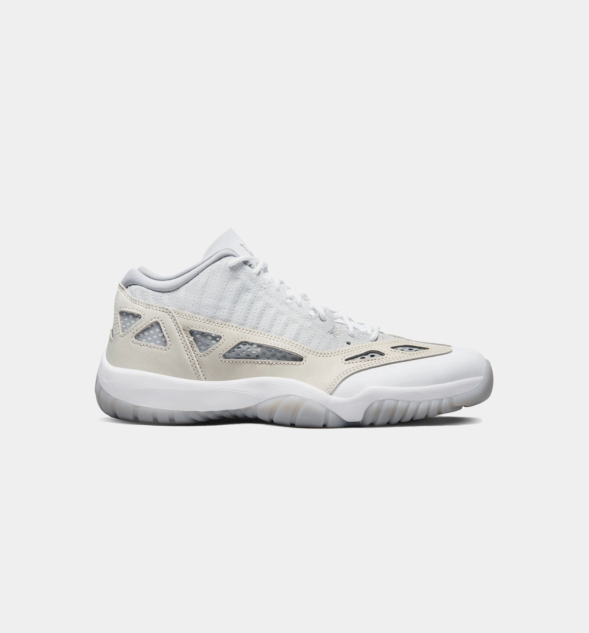 Air Jordan 11 Low IE Light Orewood Brown Mens Lifestyle Shoe - Beige/White Free Shipping