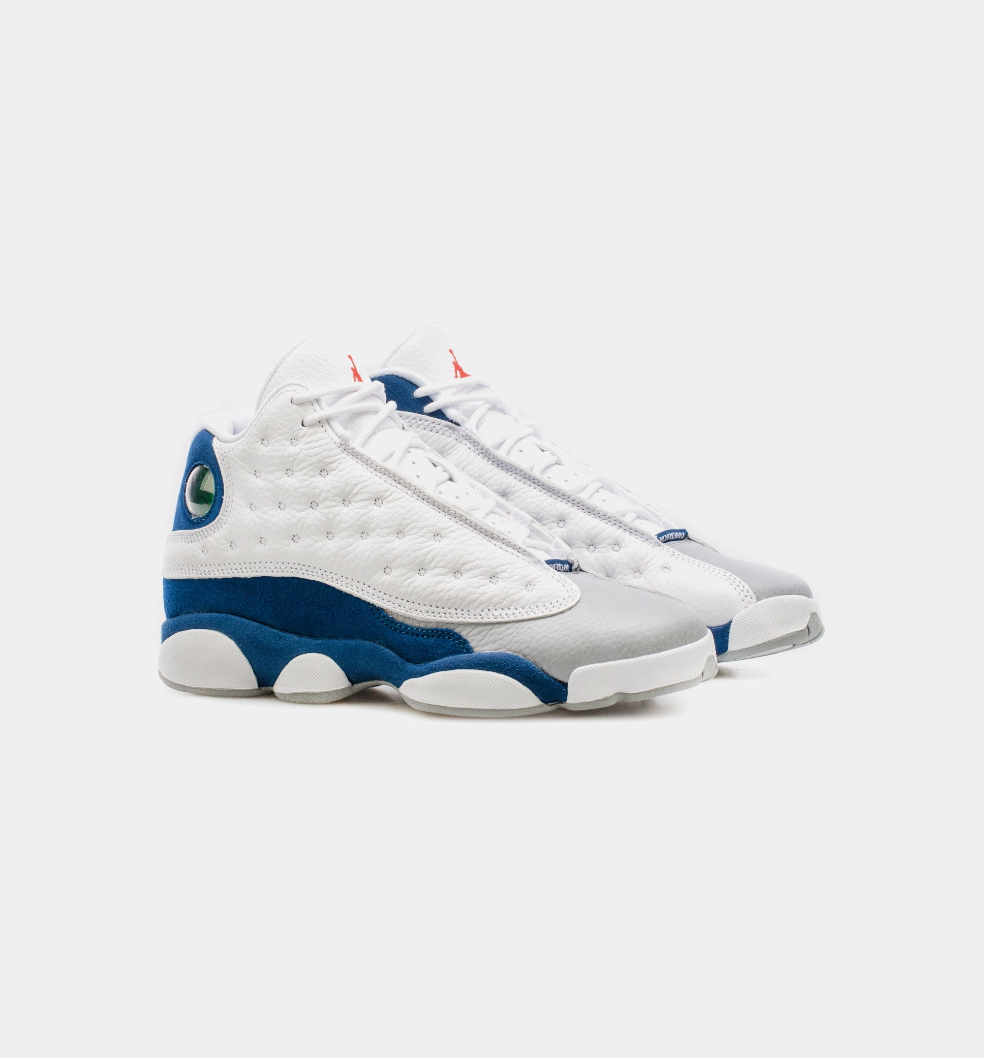 Air Jordan 13 Retro French Blue Grade School Lifestyle Shoe - White/Blue Free Shipping