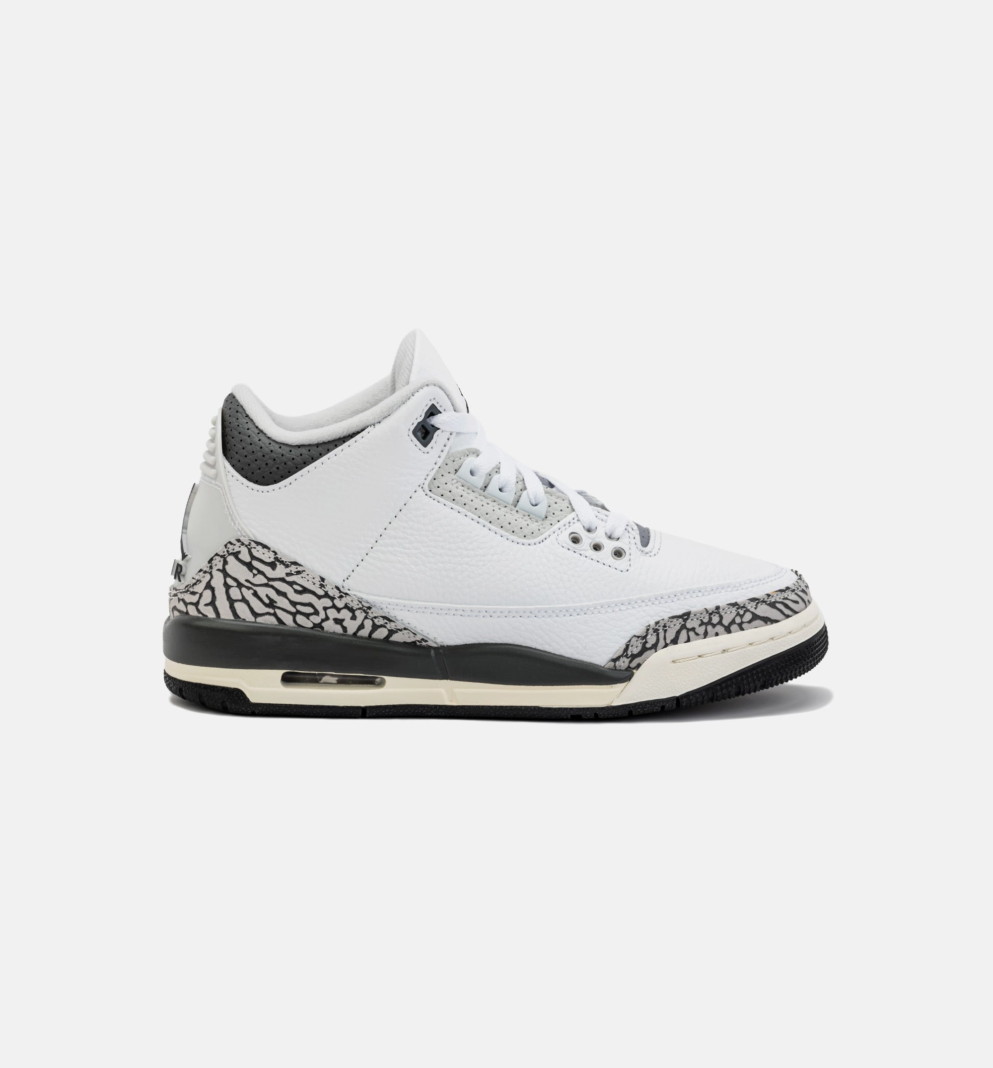 Air Jordan 3 Retro Hide N' Sneak Grade School Lifestyle Shoe - Black/White