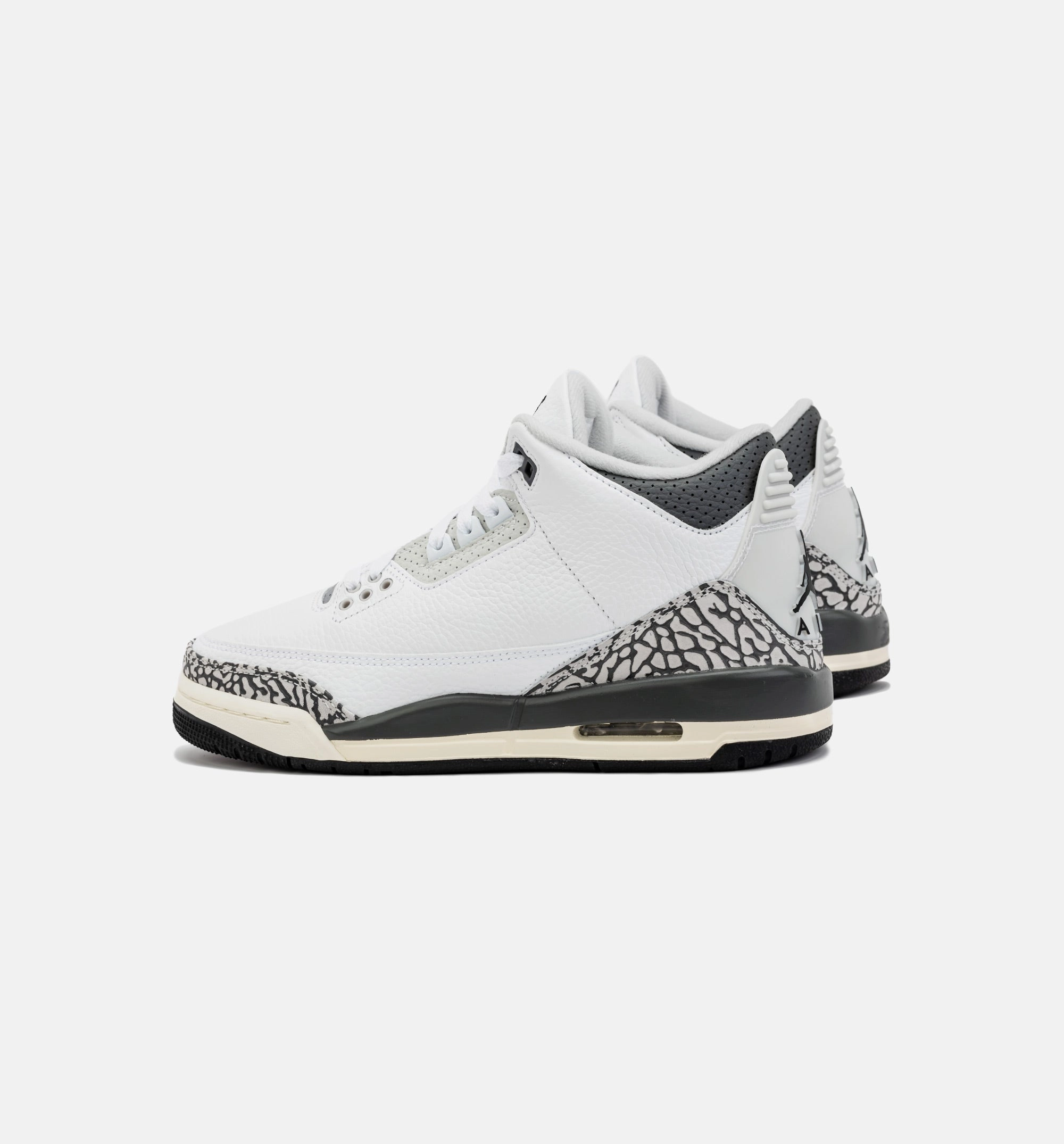 Air Jordan 3 Retro Hide N' Sneak Grade School Lifestyle Shoe - Black/White