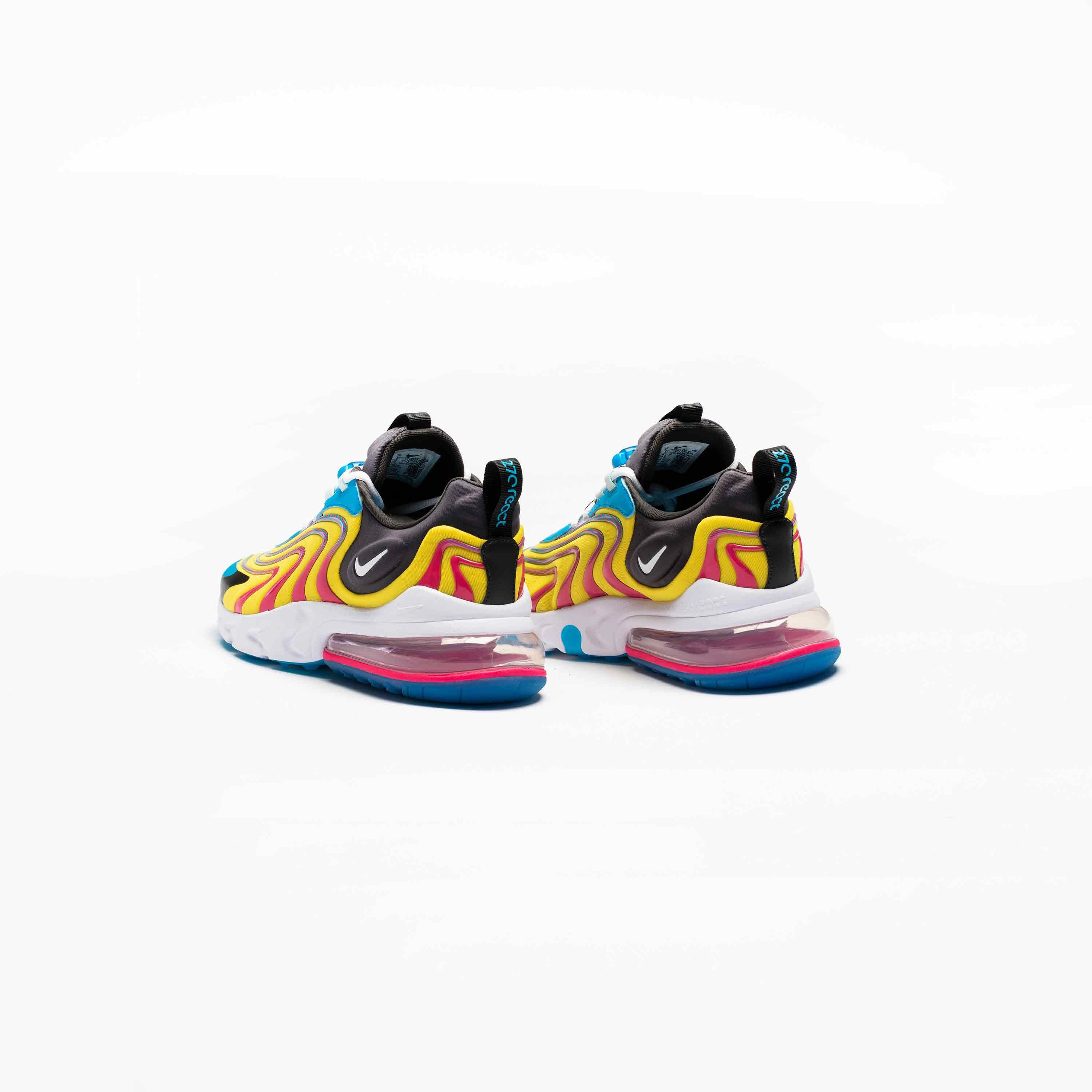 Air Max 270 React Eng Mens Shoe - Laser Blue/White/Anthracite