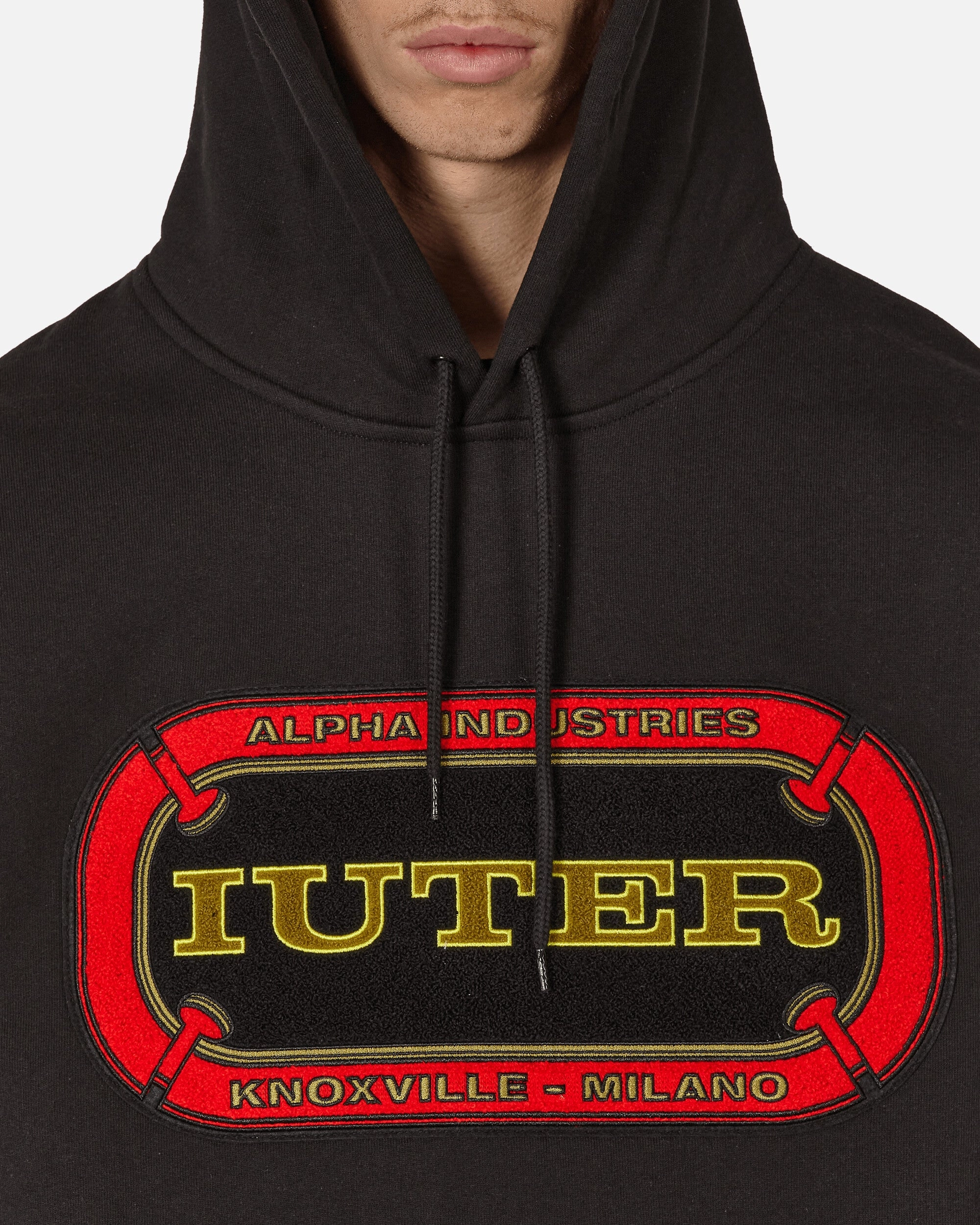 Alpha Industries Mat Hoodie Black