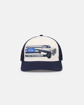 American Needle Sinclair Trucker Snapback Navy/Ivory
