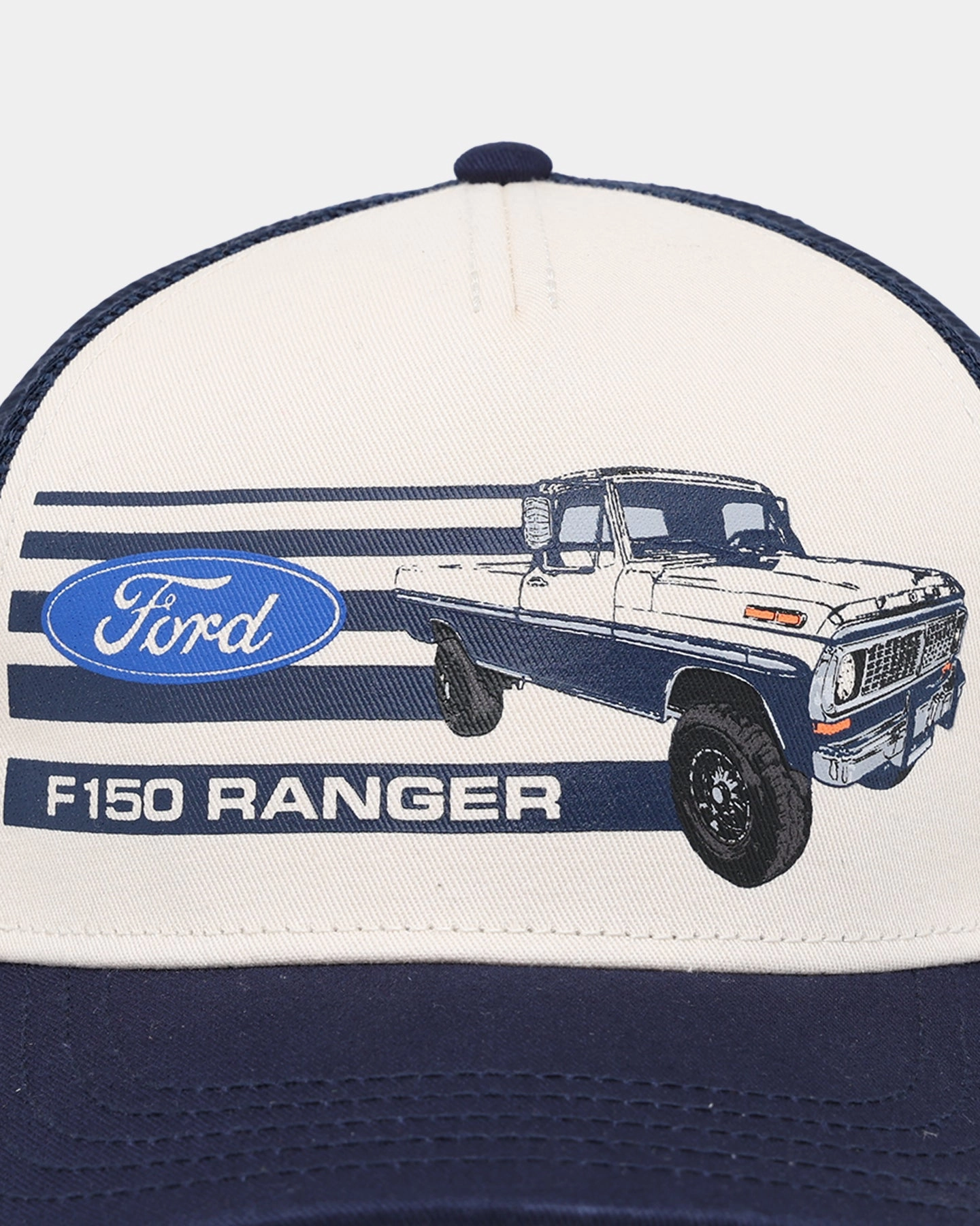 American Needle Sinclair Trucker Snapback Navy/Ivory