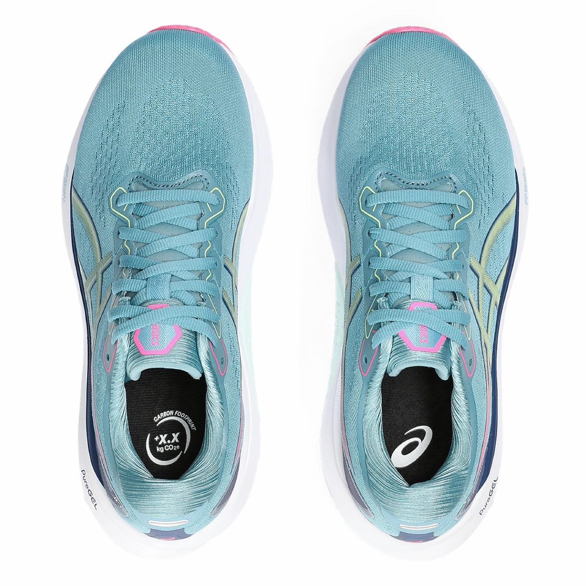 Asics Gel Kayano 30 - Gris Blue - Lime Green