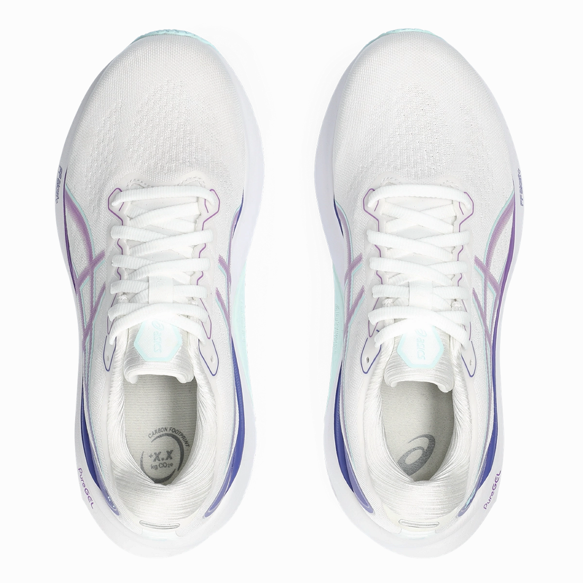 Asics Gel Kayano 30 - White - Cyber Grape