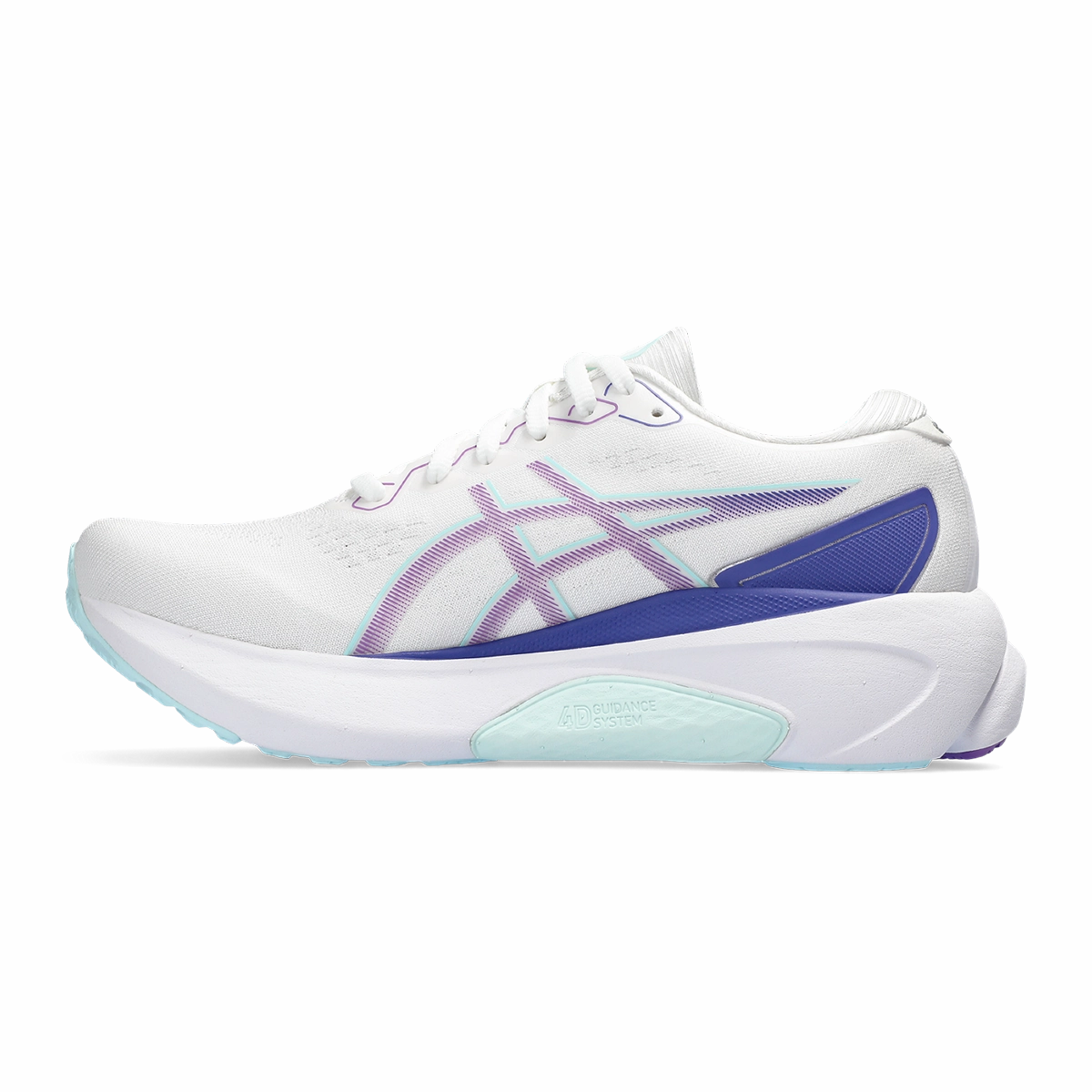 Asics Gel Kayano 30 - White - Cyber Grape