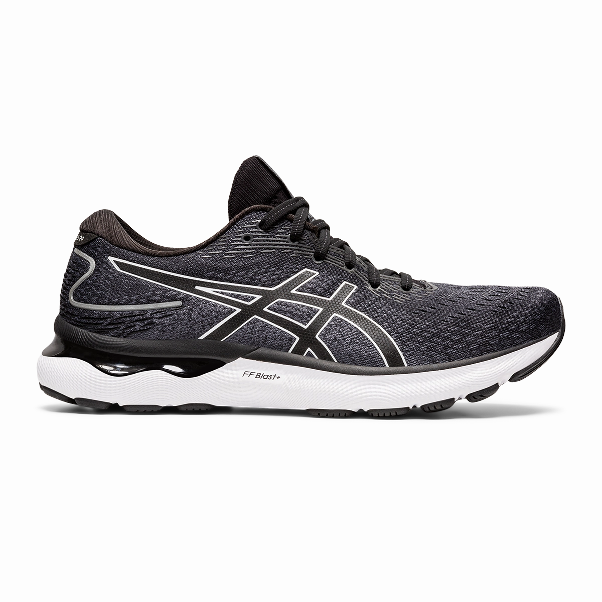 Asics Gel Nimbus 24 - Black - White
