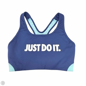 Athletic Bra By Nike Apparel In Blue. Size: M