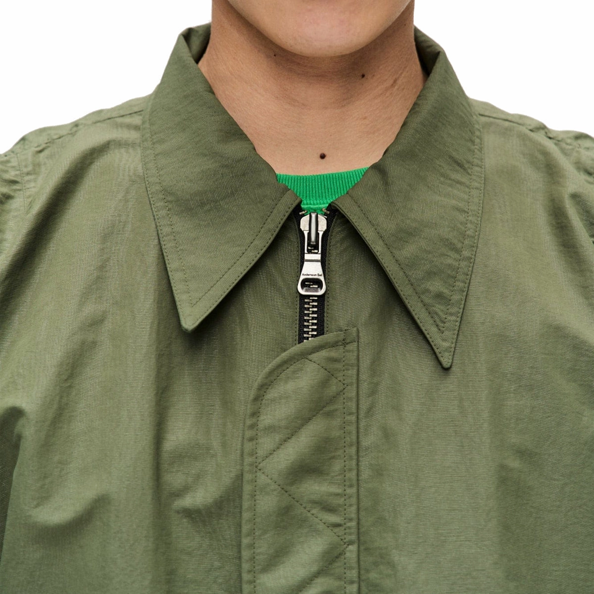 Cardigan Zip-Up Jacket 'Khaki'