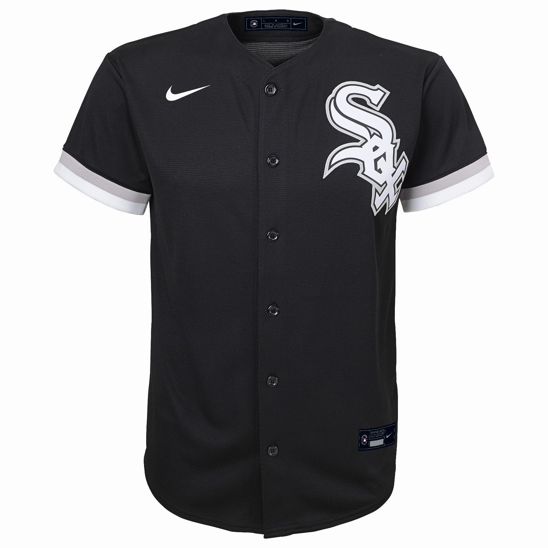 Child Jose Abreu Chicago White Sox Nike Black Alternate Replica Team Jersey