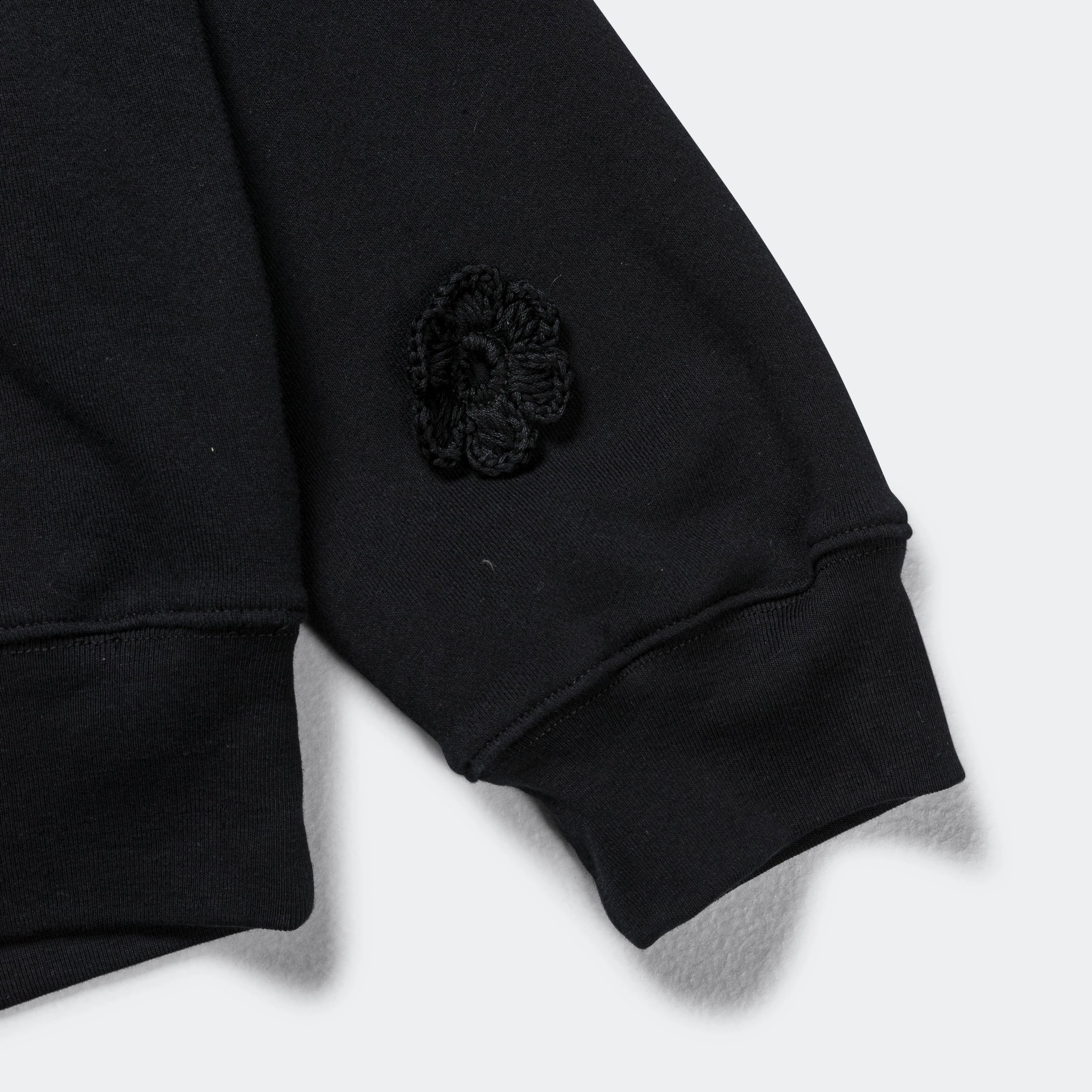 Daisie Gym Hoodie - Black Terry