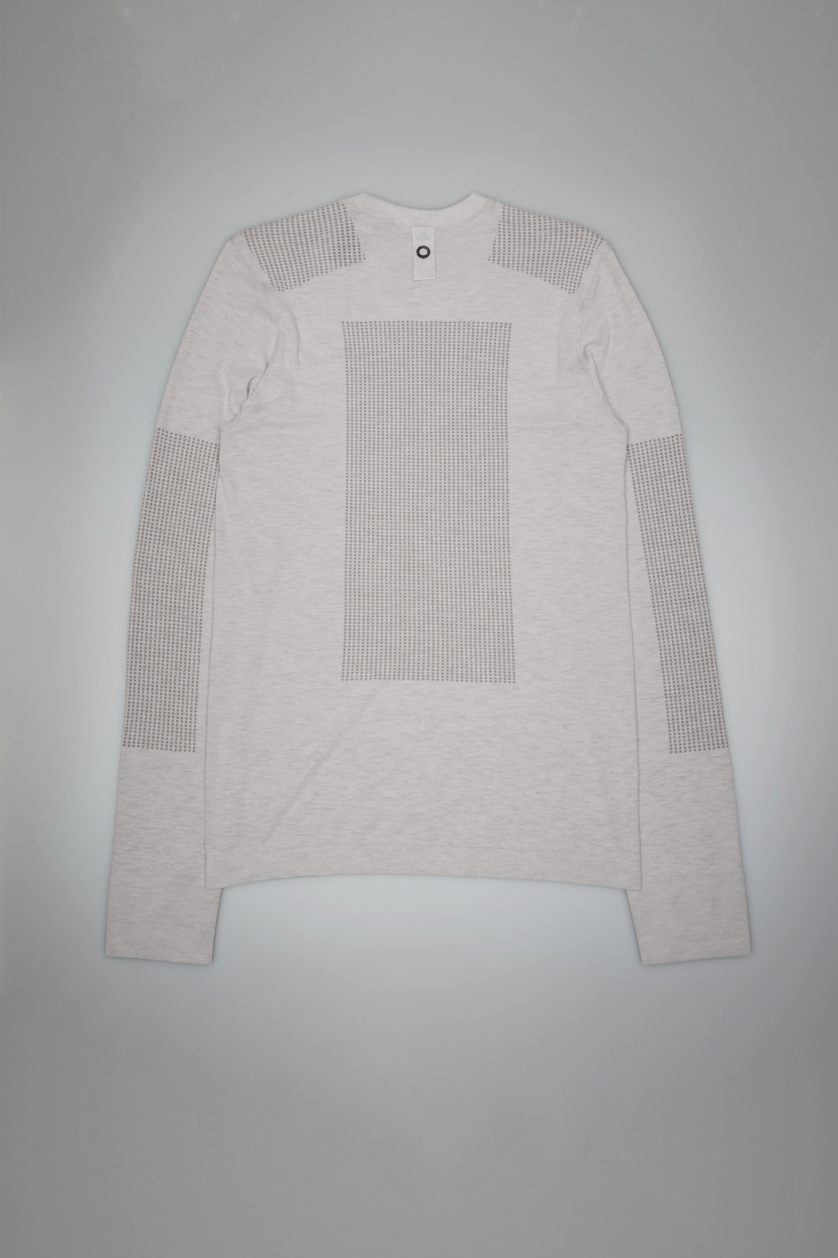 Day One Collection Base Layer Long Sleeve Mens T-Shirt - Grey/Grey