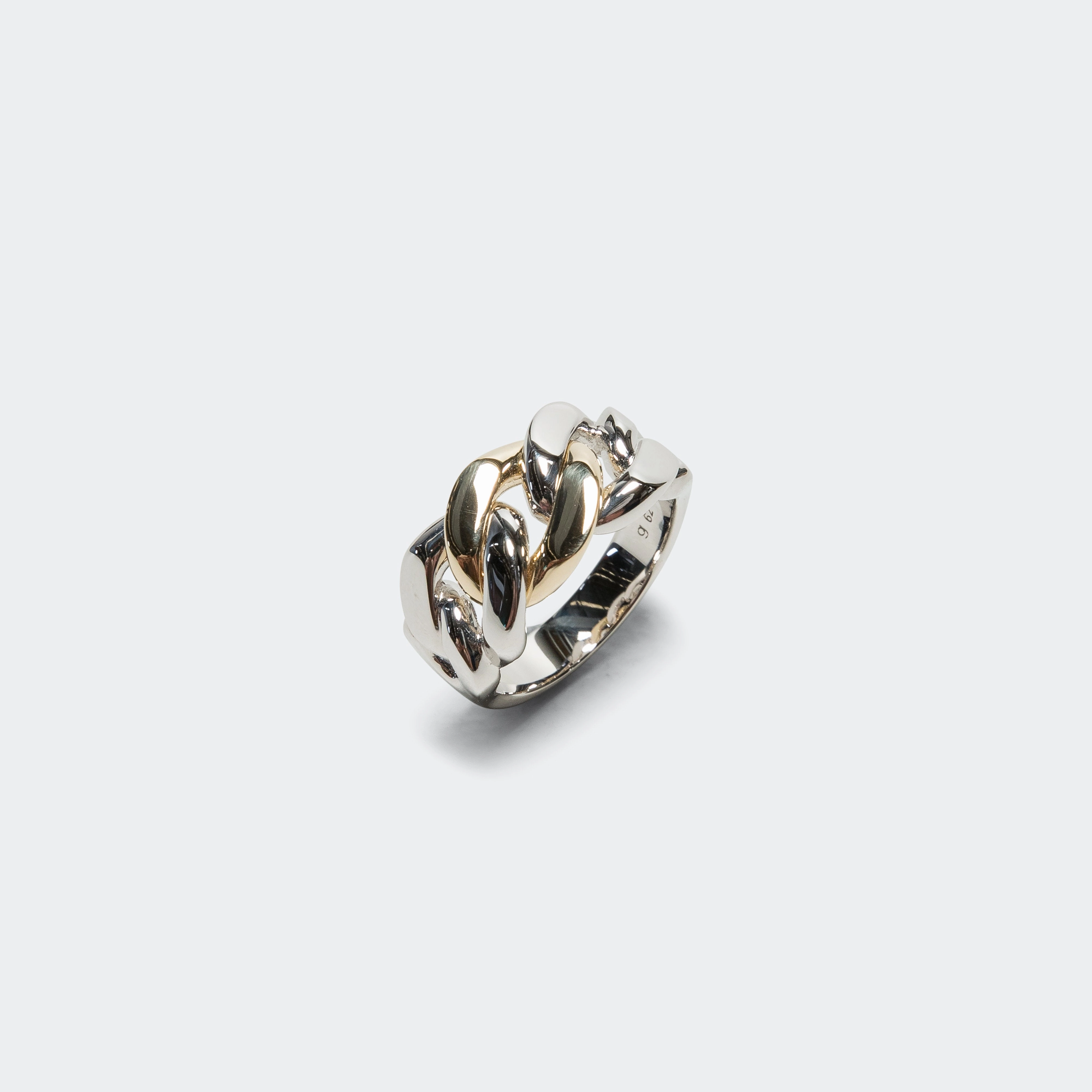 Dean Ring Duo - 925 Silver/9K Gold