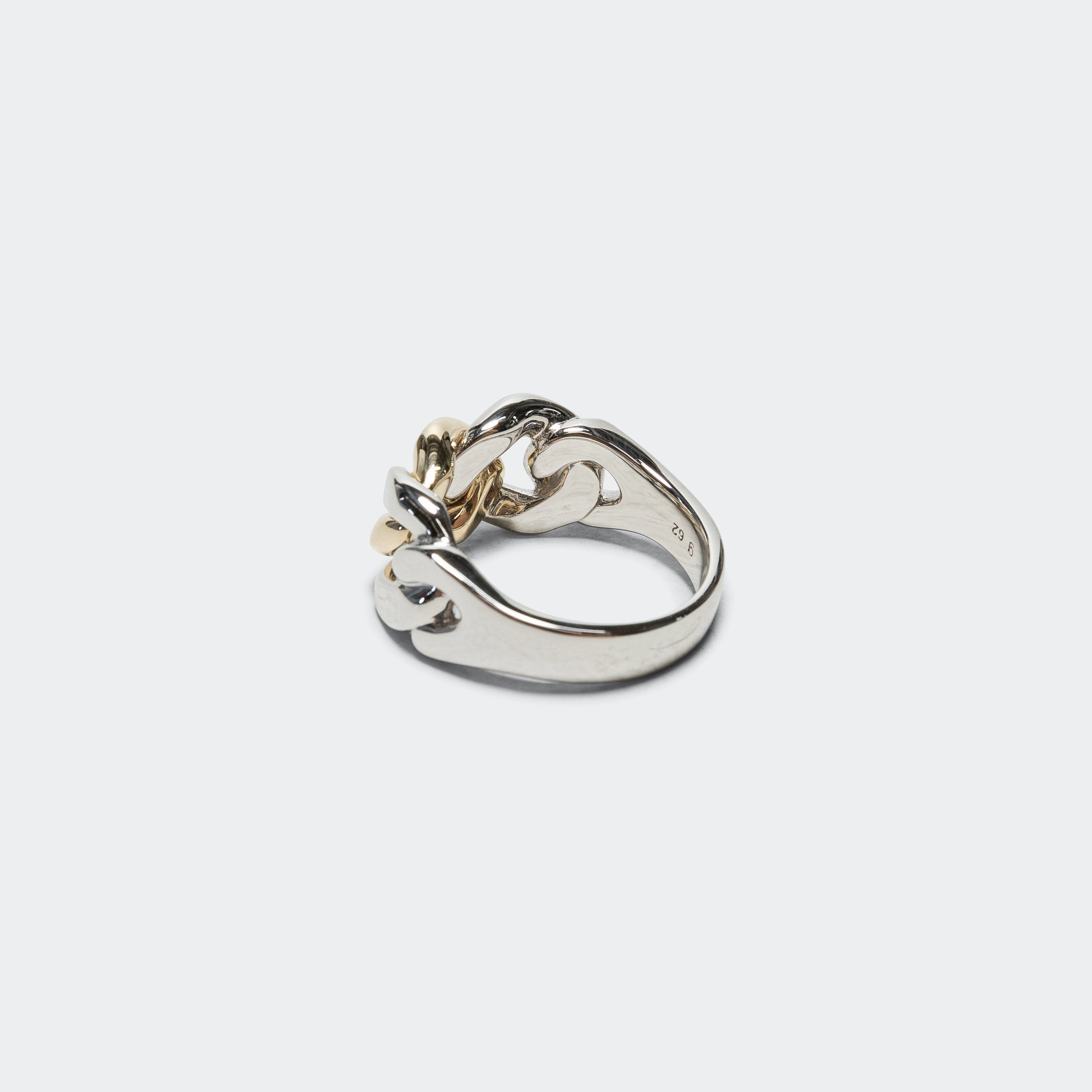 Dean Ring Duo - 925 Silver/9K Gold