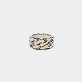 Dean Ring Duo - 925 Silver/9K Gold