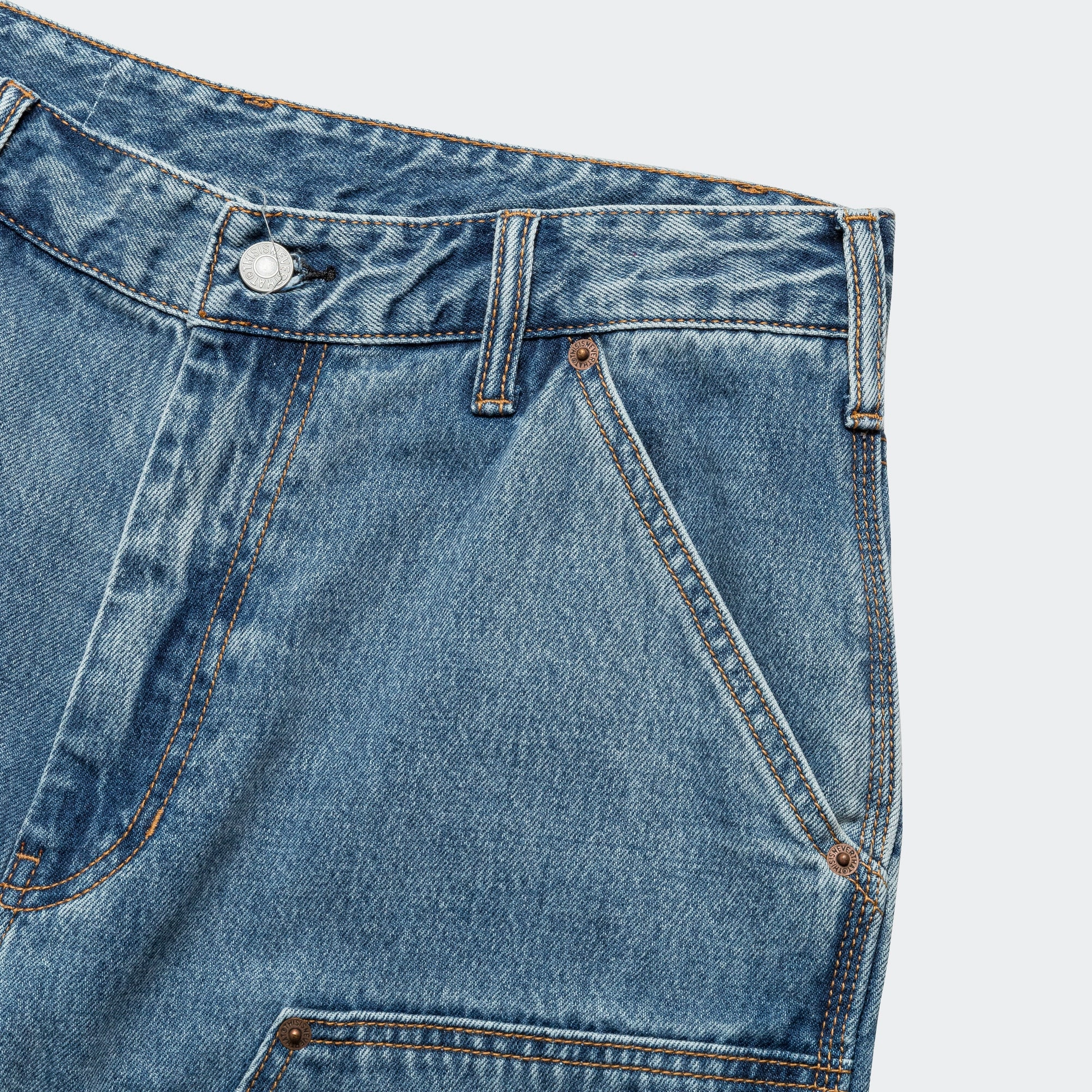 Denim Carpenter Pant - Washed Blue