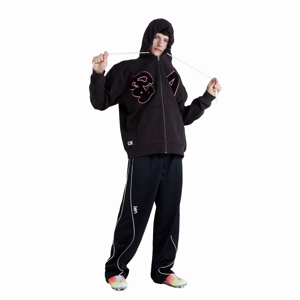 Dissipate Front Zip Hoodie 'Java'