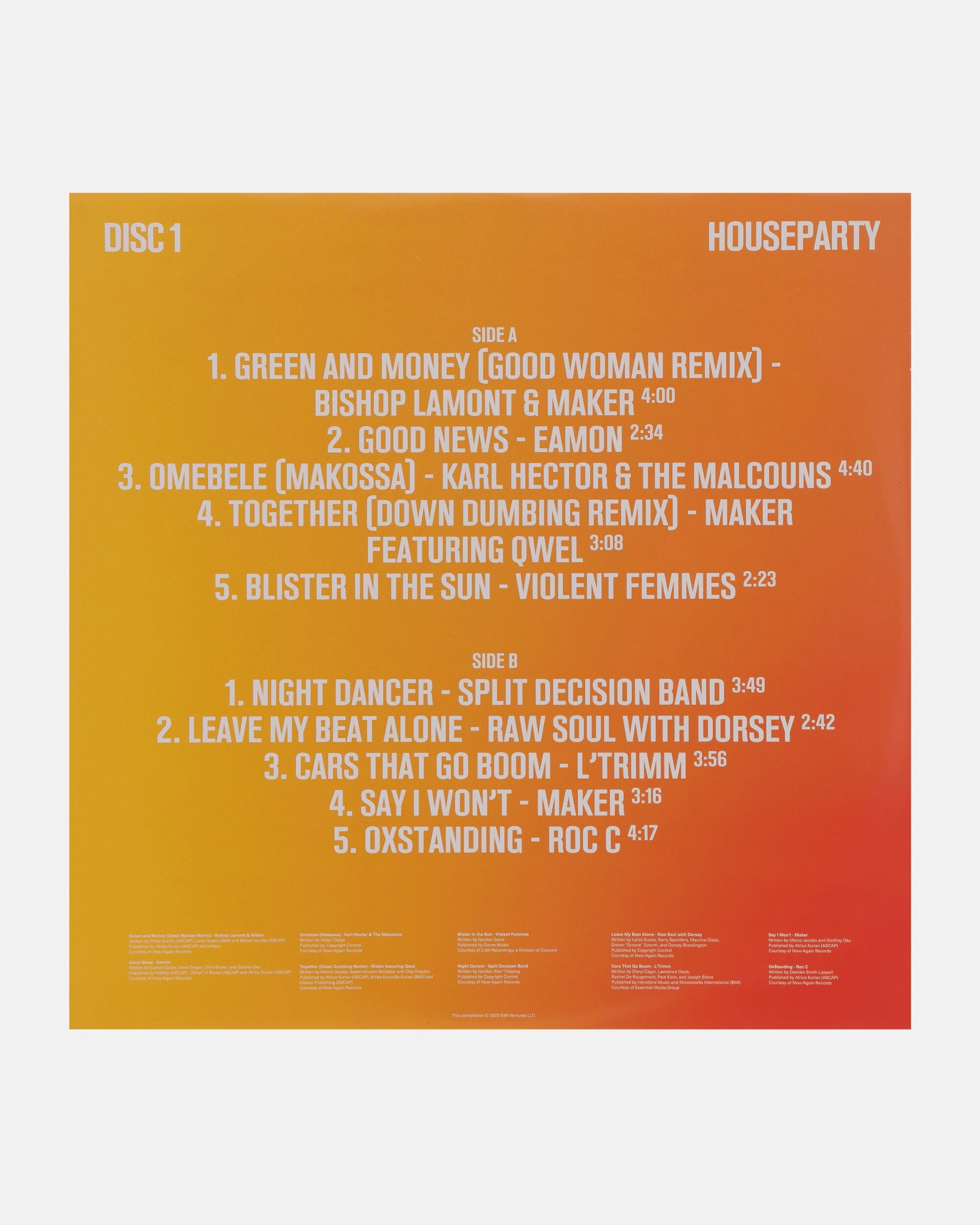Double LP Party Vinyl