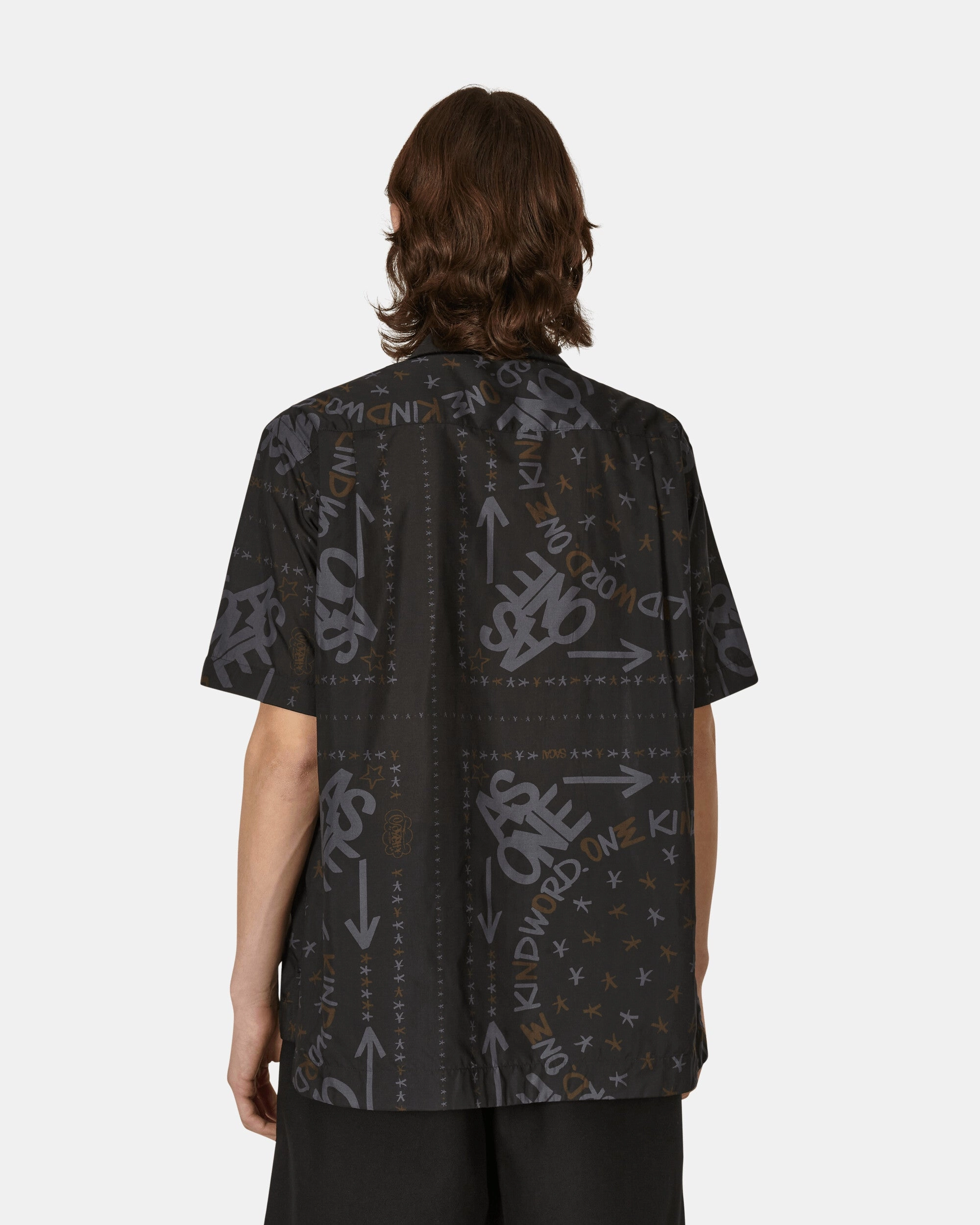 Eric Haze Bandana Print Shirt Black