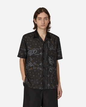 Eric Haze Bandana Print Shirt Black