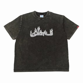 Flamezy Bandana Tee 'Black Grey'