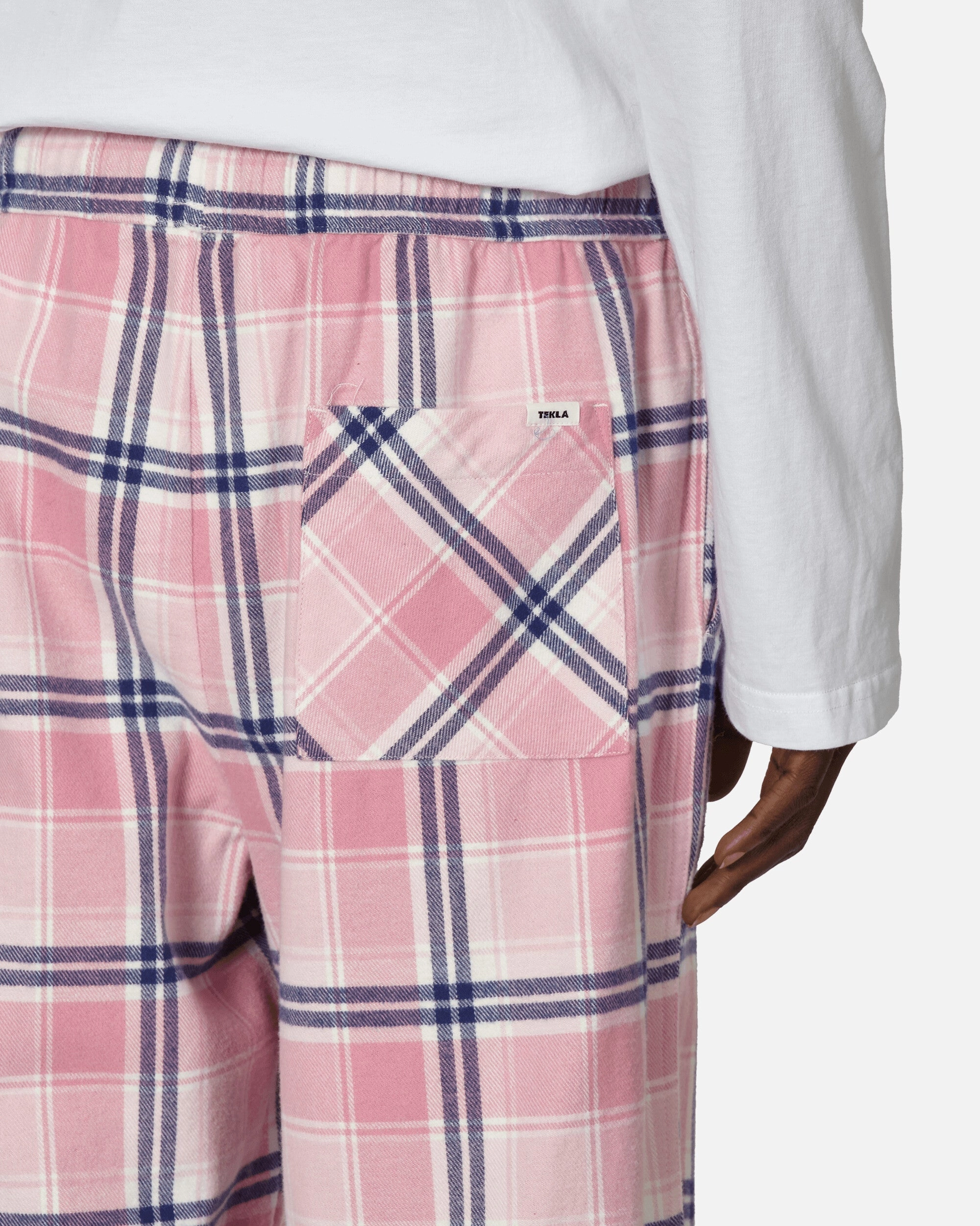 Flannel Plaid Pijamas Pants Pink