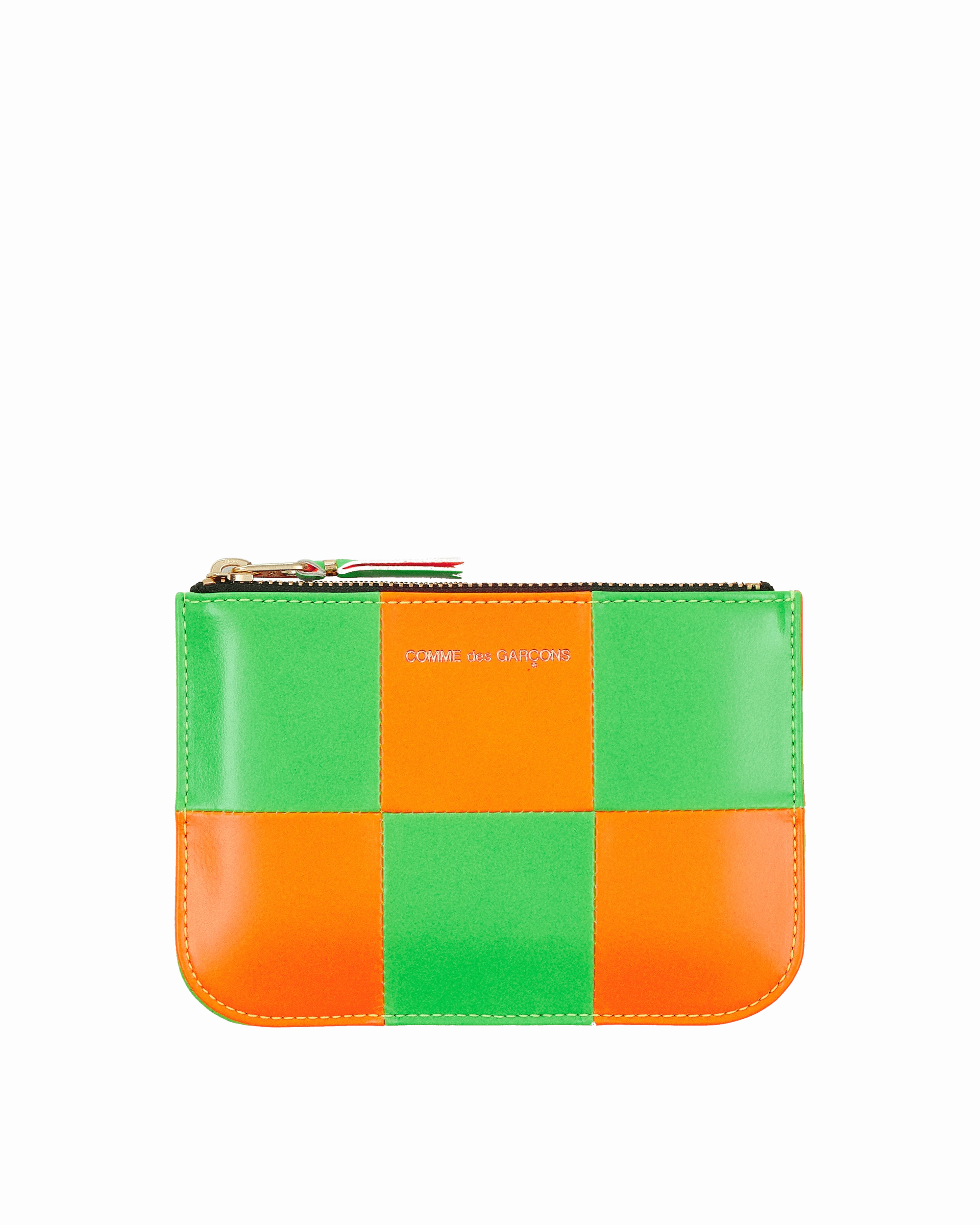 Fluo Square Zip Pouch Multicolor