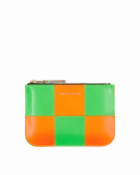 Fluo Square Zip Pouch Multicolor