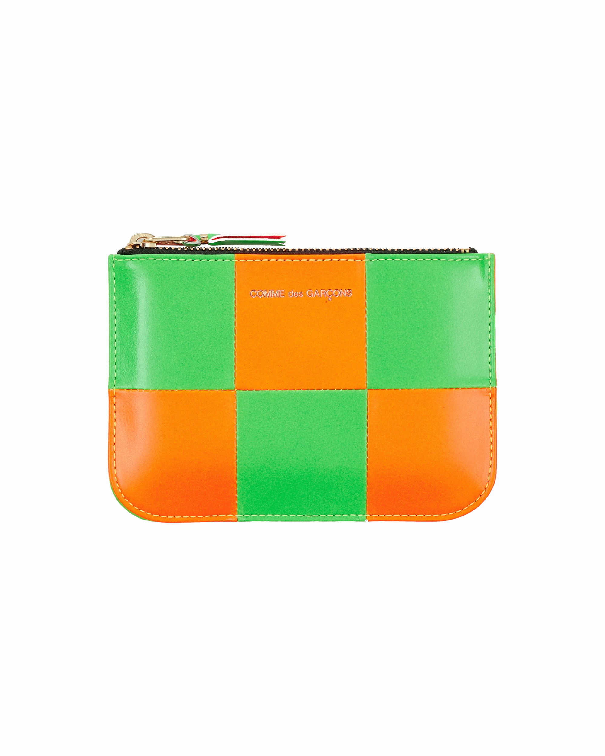 Fluo Square Zip Pouch Multicolor