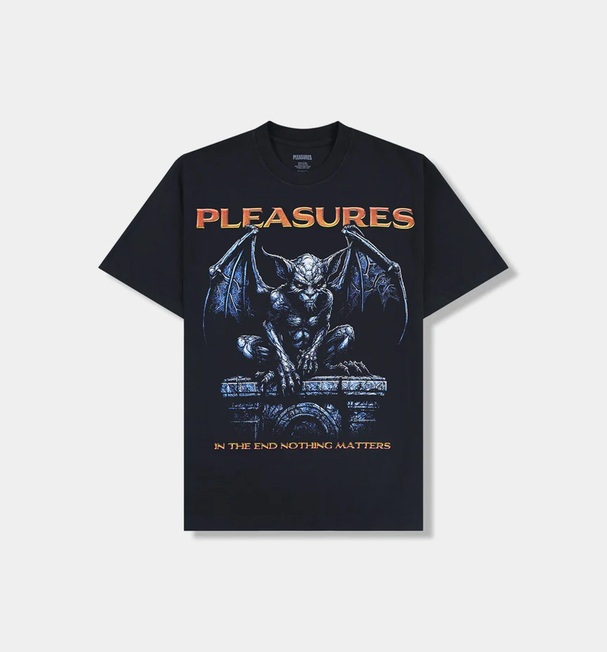 Gargoyle Mens Short Sleeve Shirt - Black