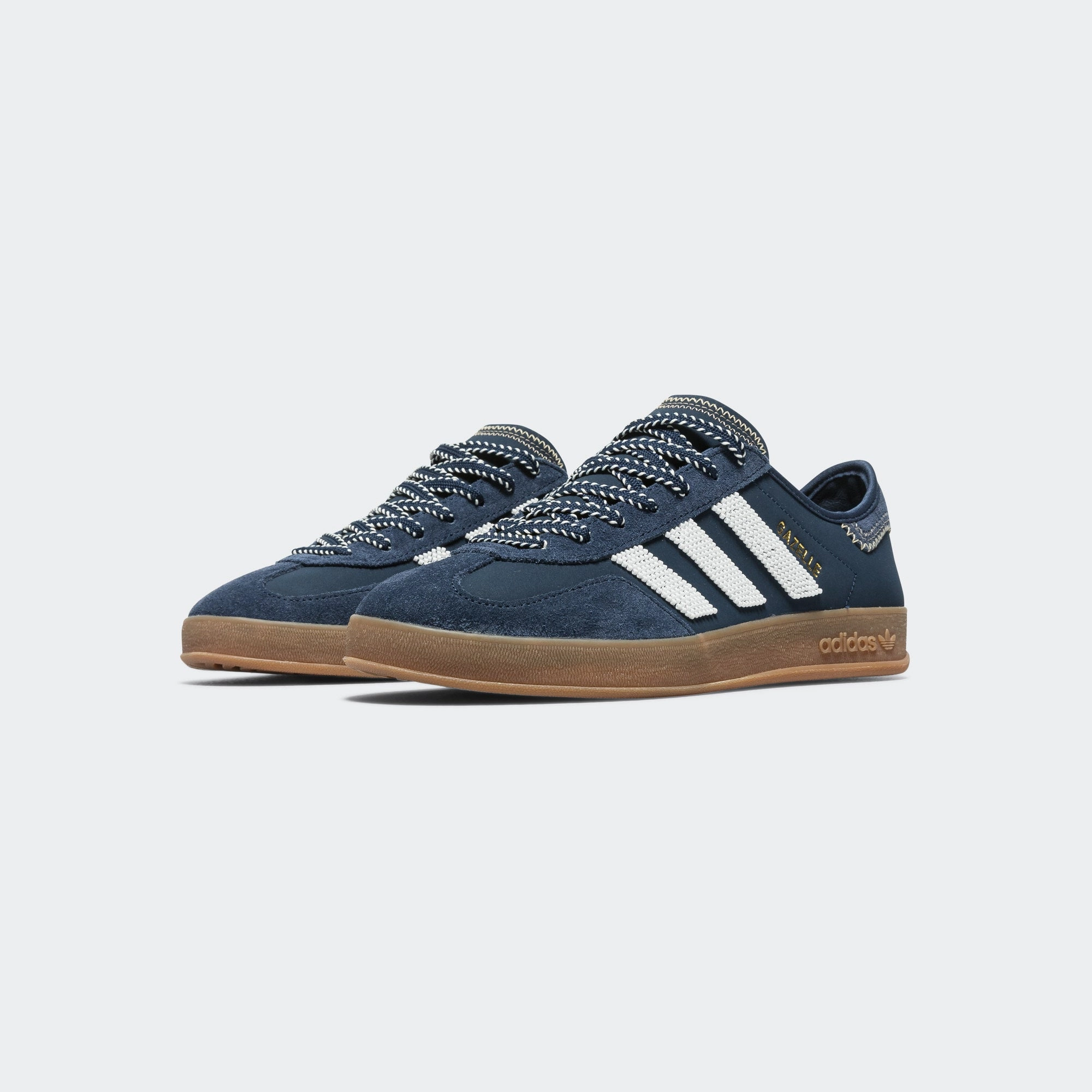 Gazelle By Edison Chen x CLOT - Collegiate Navy/Off White-Gum