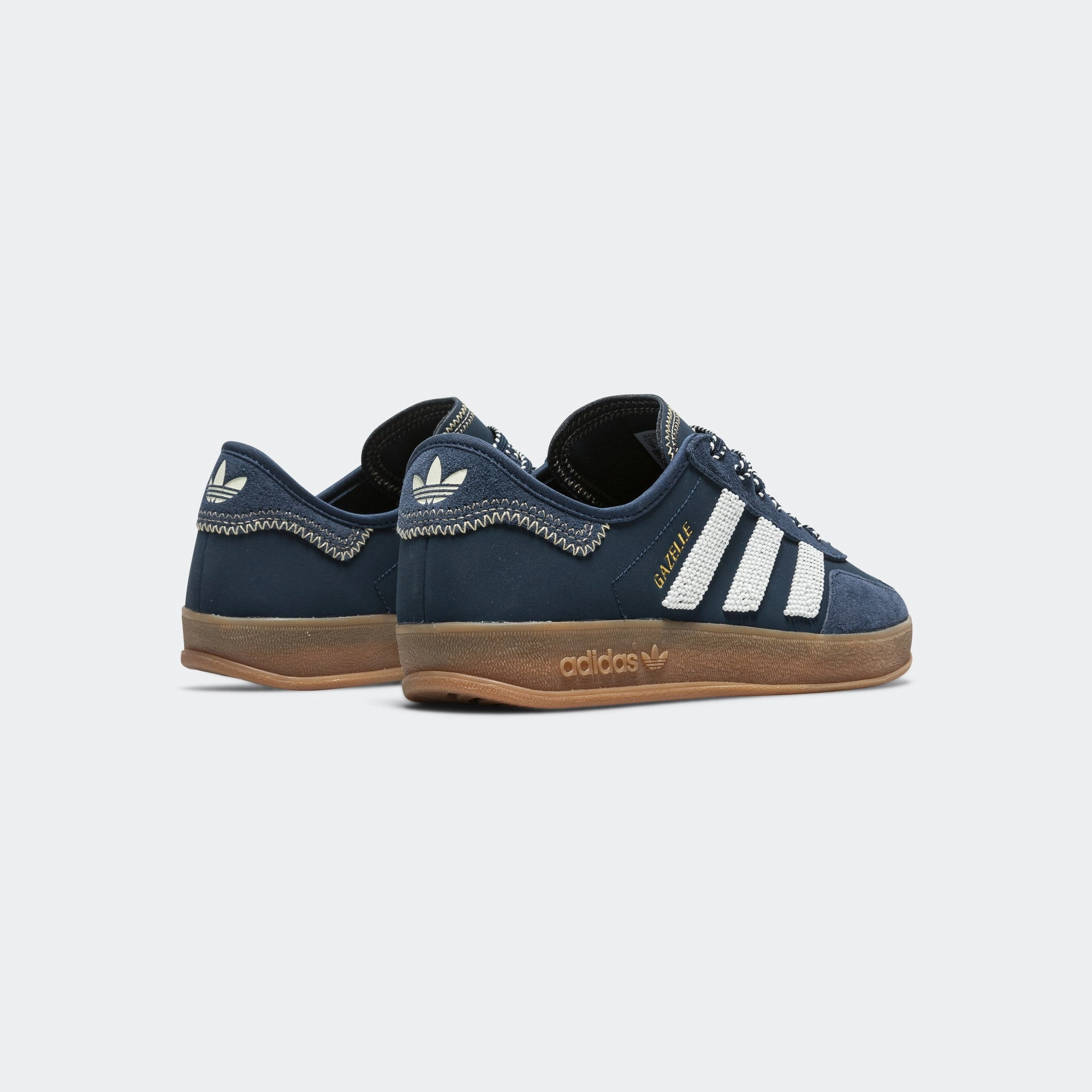 Gazelle By Edison Chen x CLOT - Collegiate Navy/Off White-Gum