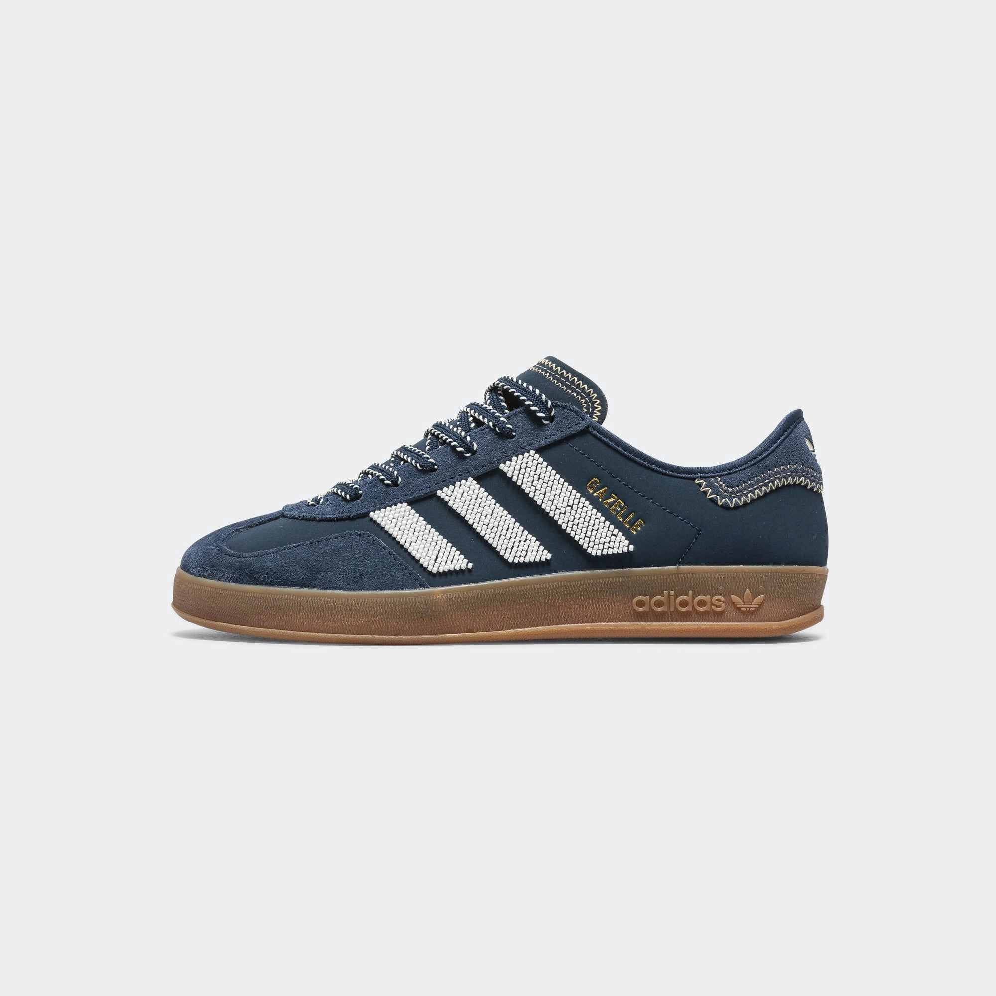 Gazelle By Edison Chen x CLOT - Collegiate Navy/Off White-Gum