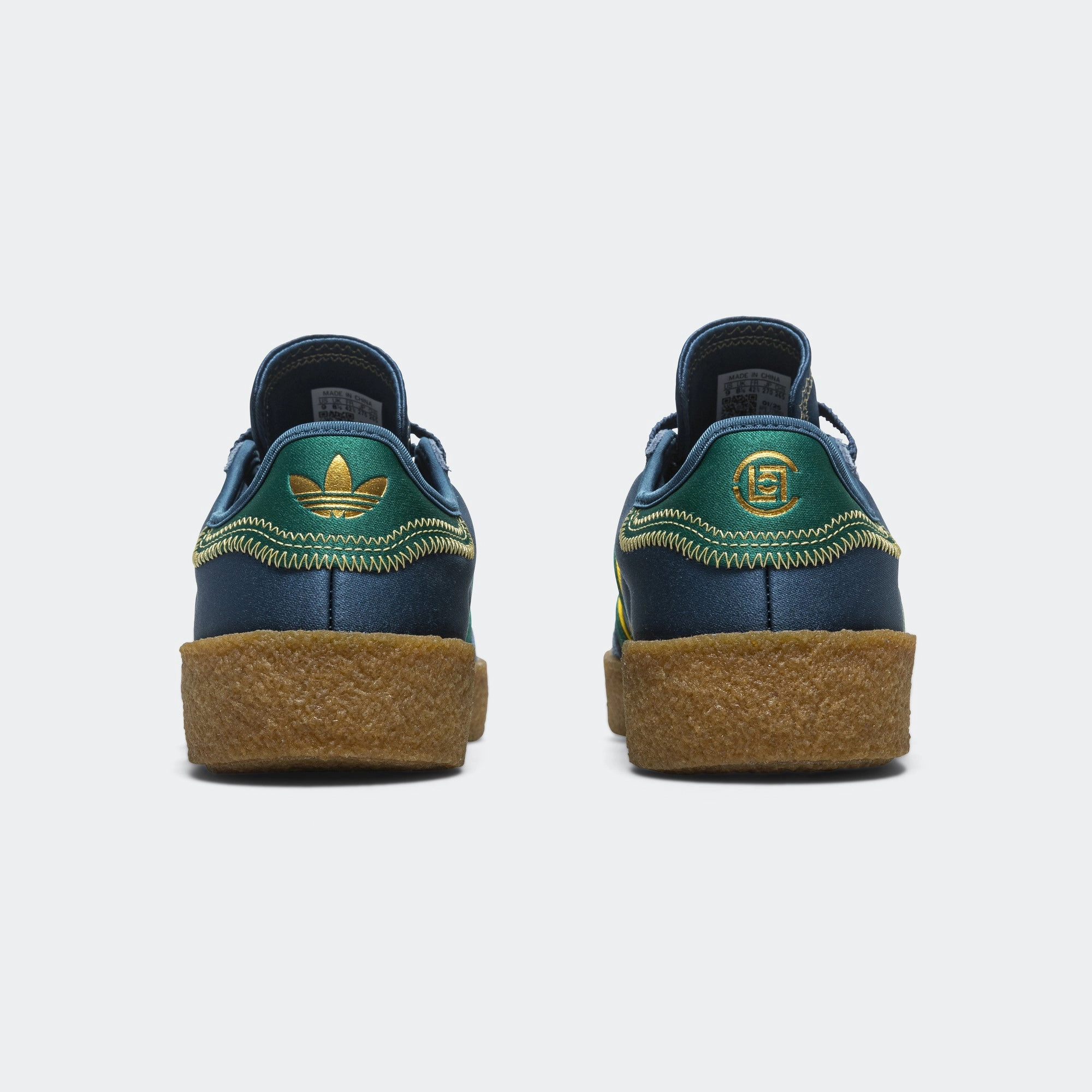Gazelle by Edison Chen x CLOT - Navy Marine/Collegiate Green-Hazy Yellow